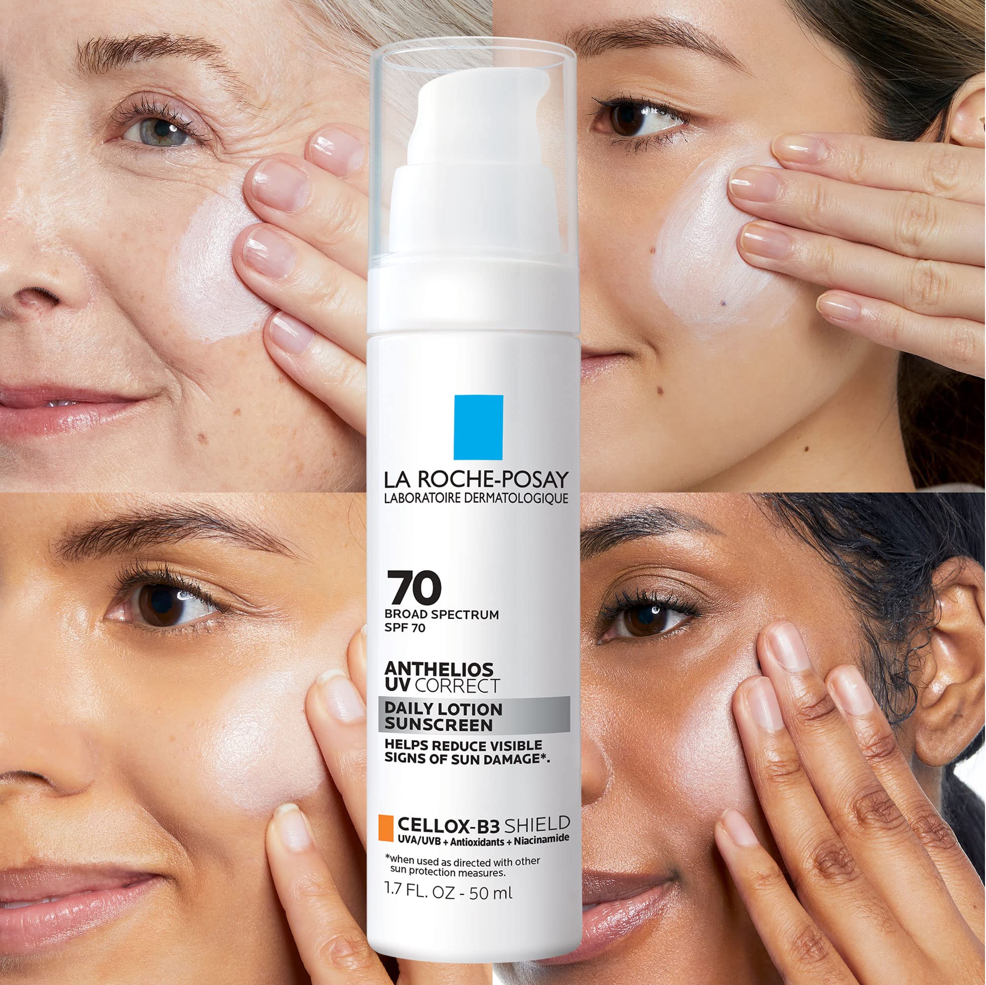 La Roche-Posay Anthelios UV Correct Sunscreen Moisturizer SPF 70, Daily