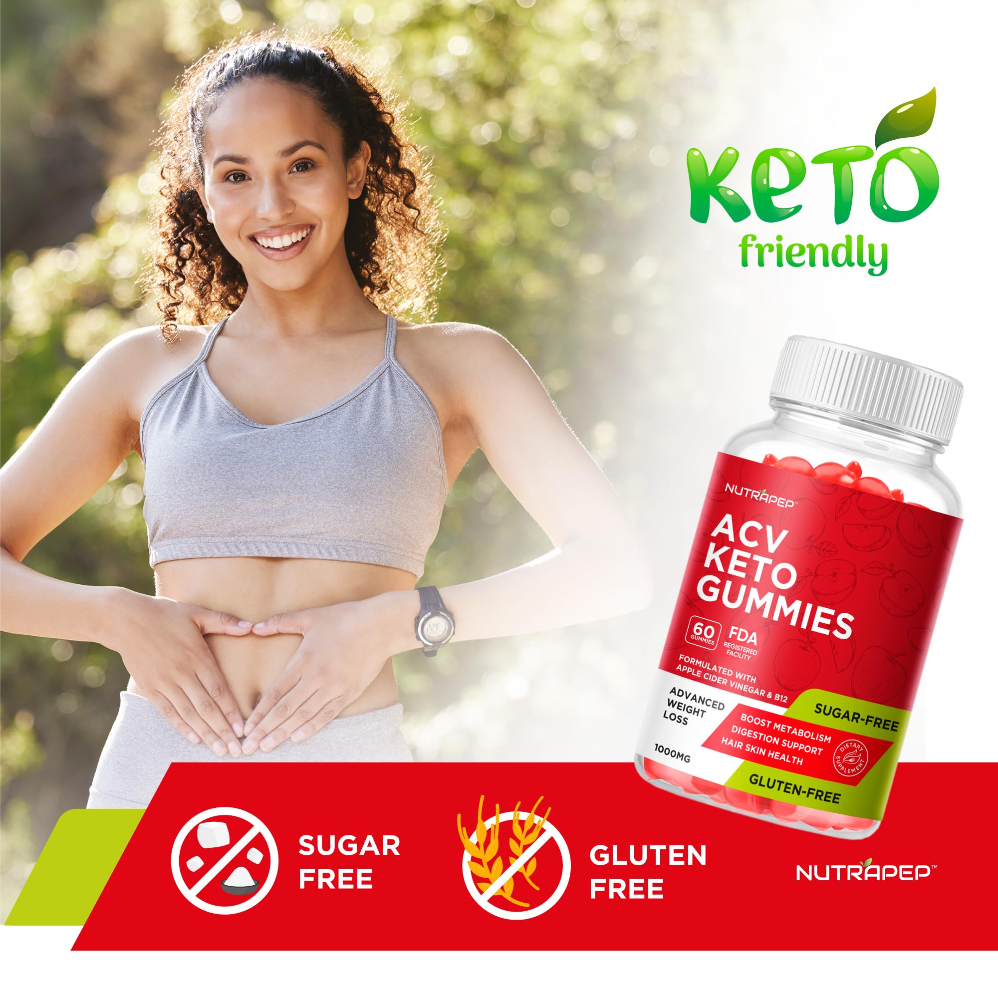 Keto Acv Gummies for Advanced Weight Loss & Belly Fat Burn - Pro Active Super Apple
