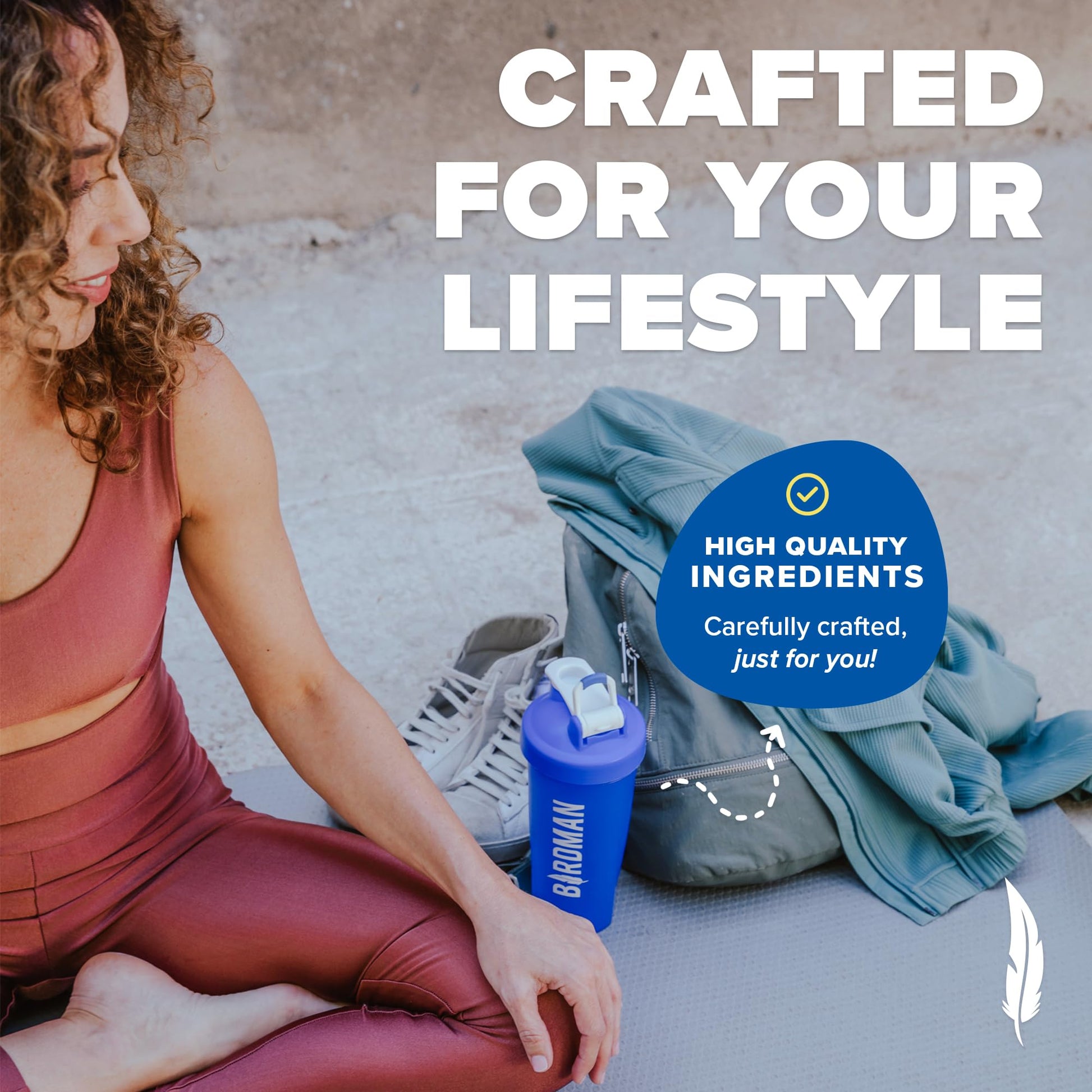 BIRDMAN Falcon Vegan Protein Powder Organic, Stevia & Sugar Free, Plant Based Protein BIRDMAN