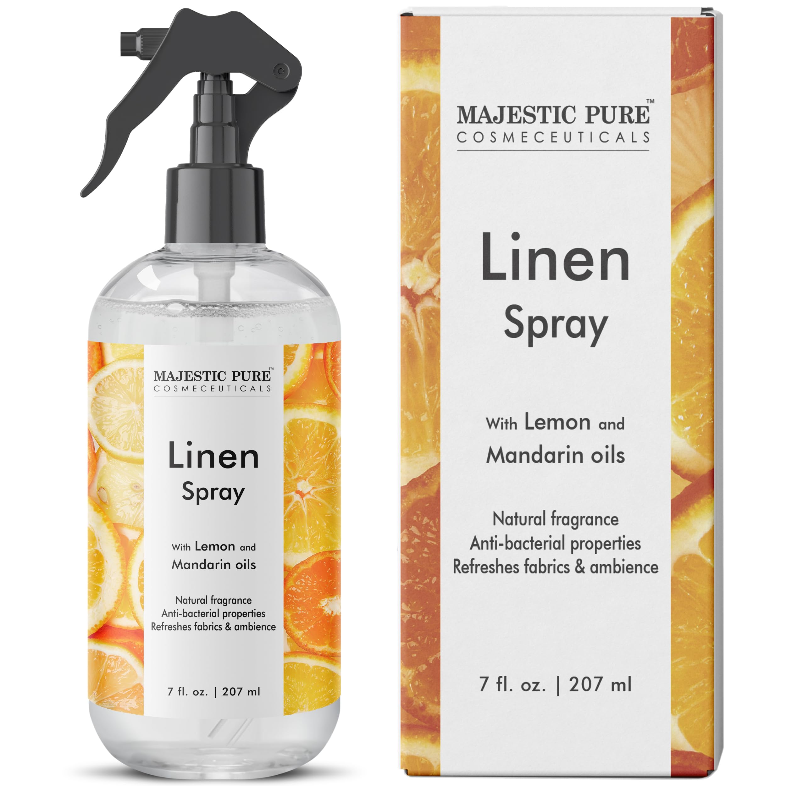 Majestic Pure Linen Spray | All Natural Fragrance | Spray for Pillows, Bedding, Sheets, Clothing MAJESTIC PURE