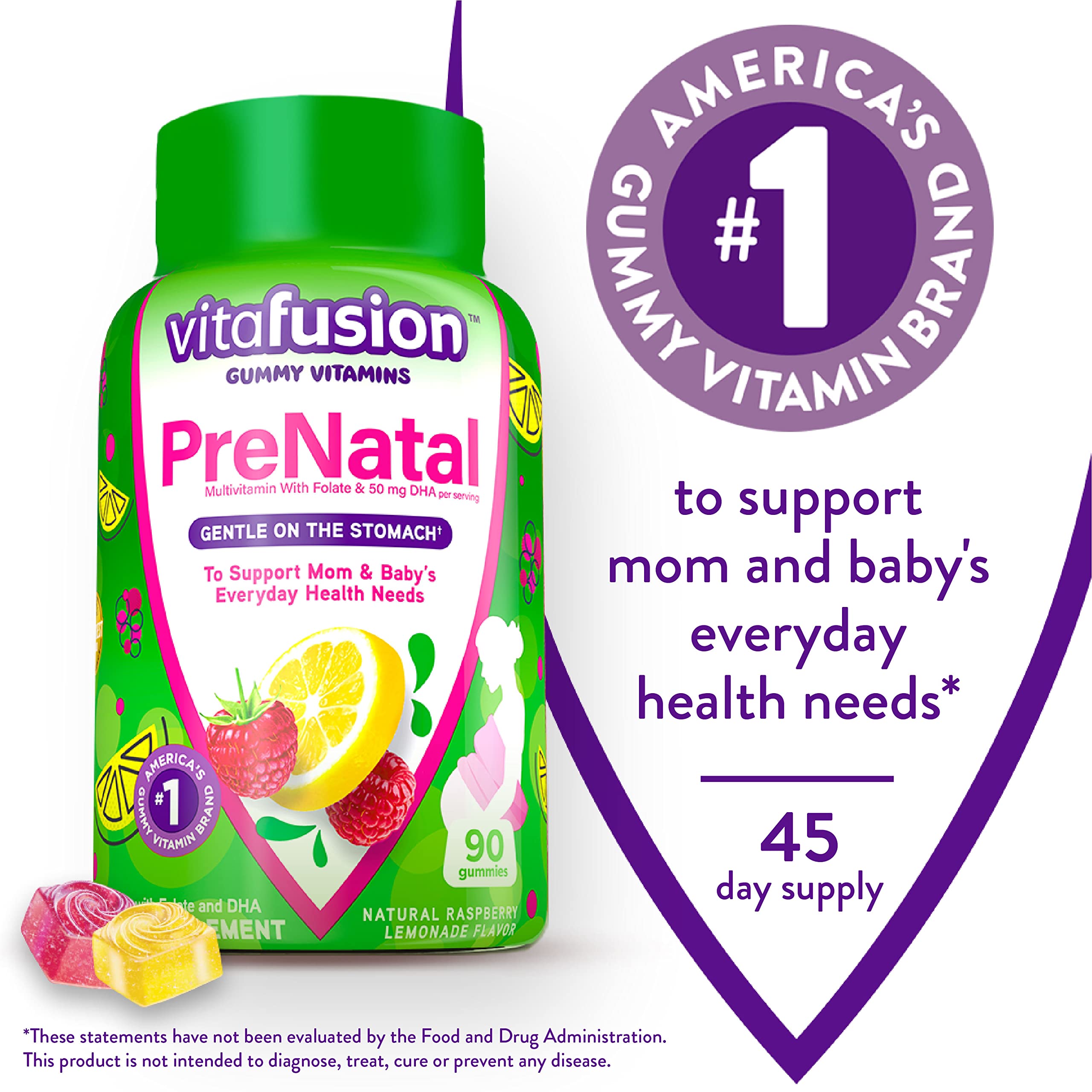 Vitafusion PreNatal Gummy Vitamins & Womens Multivitamin Gummies Vitafusion