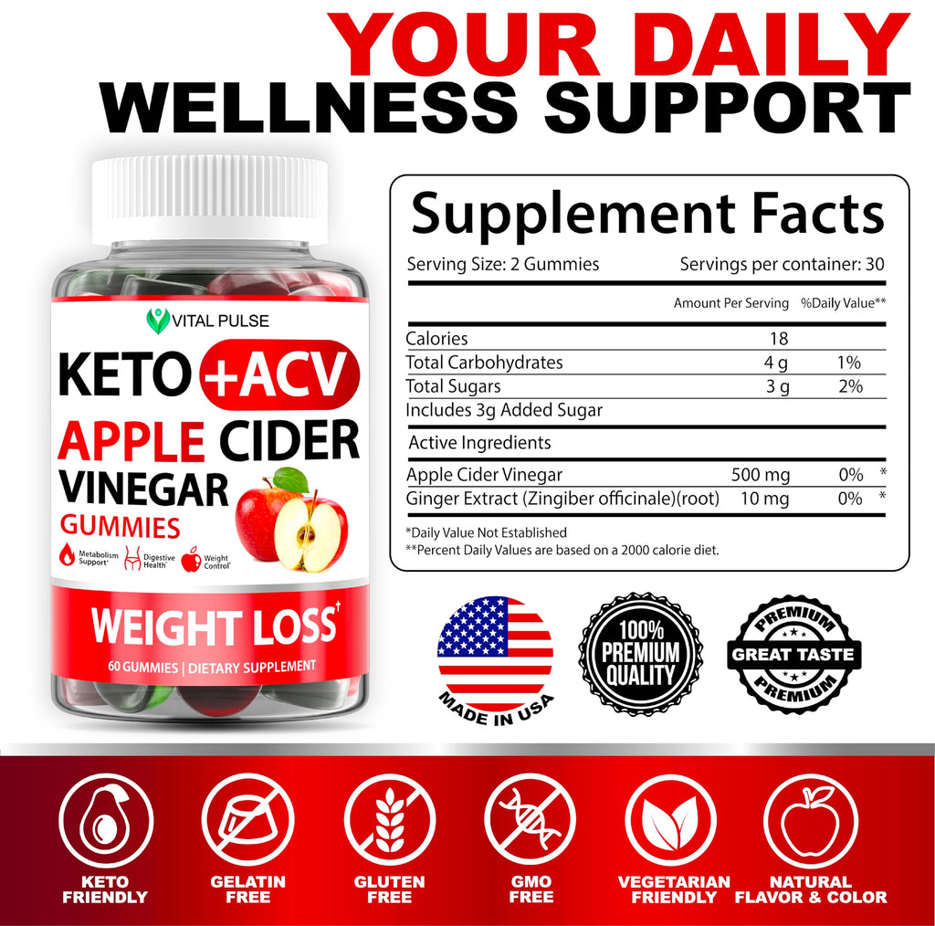 Keto ACV Gummies Advanced Weight Loss - Keto Gummies - ACV Keto Gummies Apple