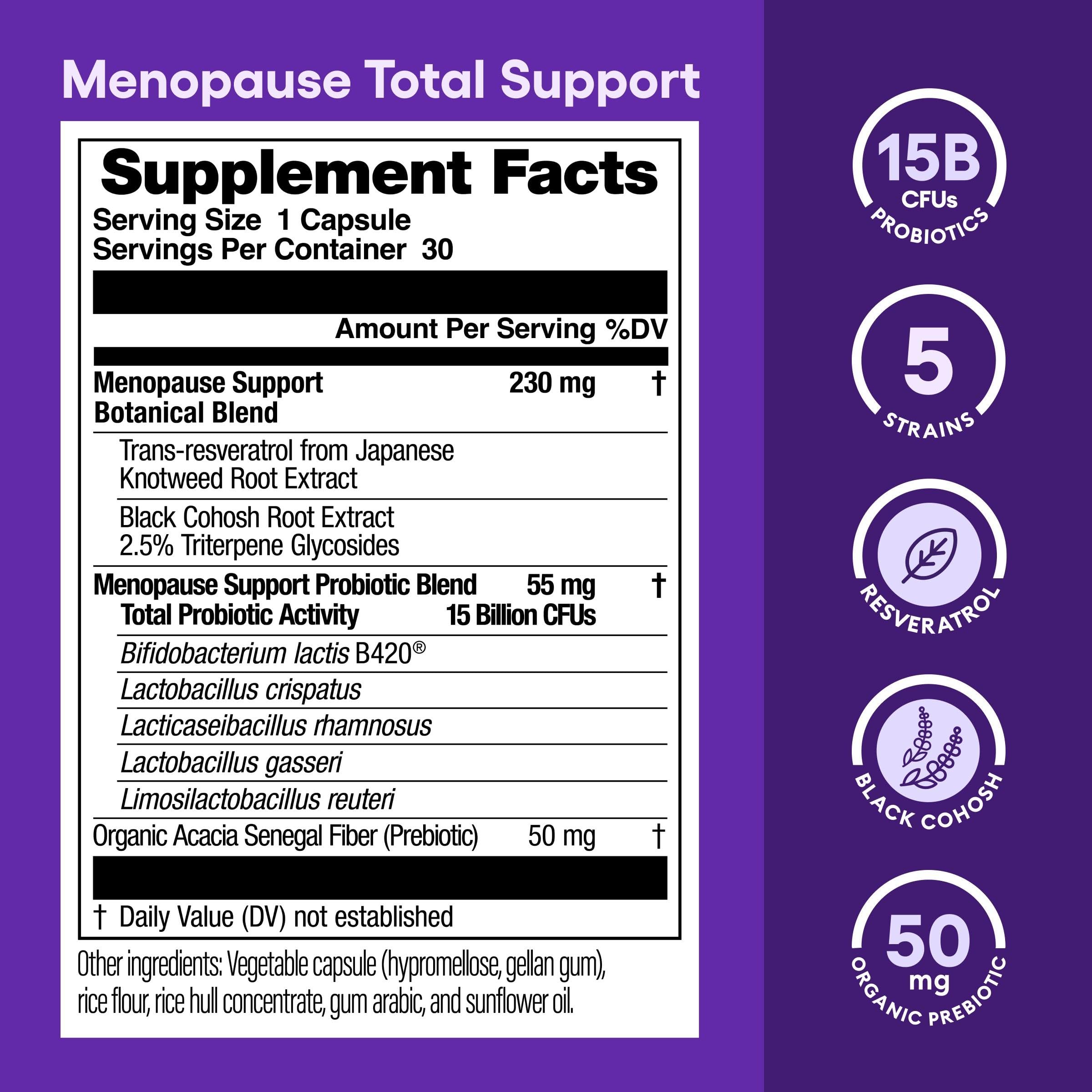 Physician's CHOICE Menopause Support + Digestive Health Support Bundle - 60ct Physician's CHOICE