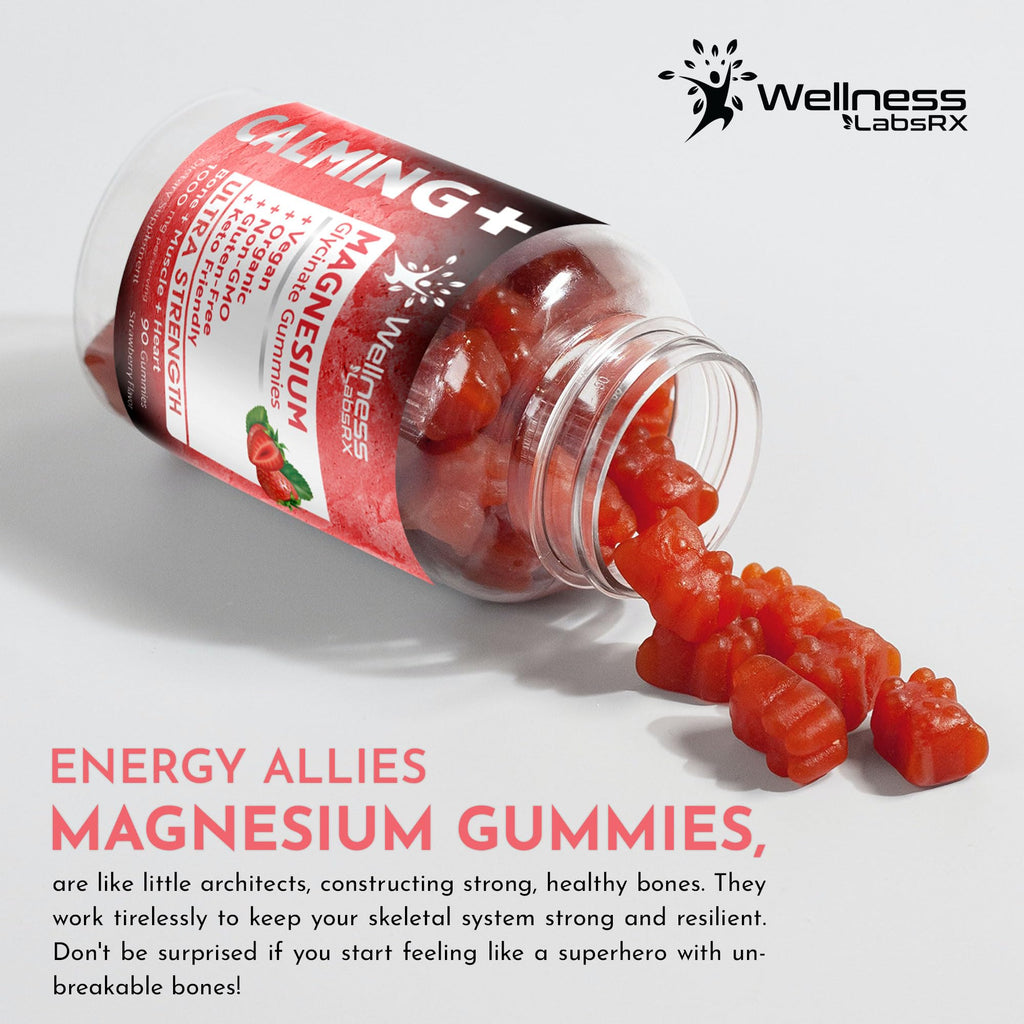 Magnesium Glycinate Gummies - 1000 mg - Magnesium Supplement to Support