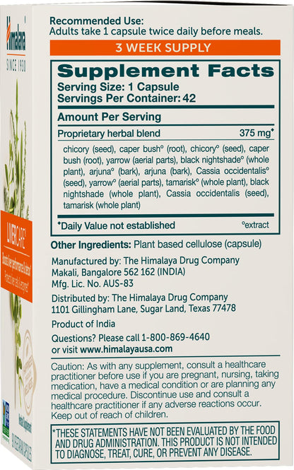 Himalaya LiverCare for Total Liver Support, Cleanse and Detox, Protects Cells & Enzymes