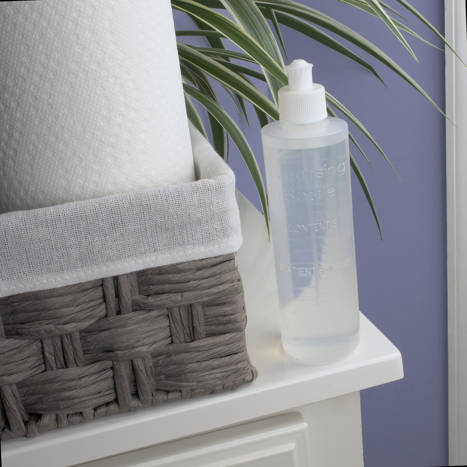 Perineal Squirt Bottle [4 Pack] Refillable Postpartum Lavette Cleansing Irrigation Peri Wash Bottle Easy Glide