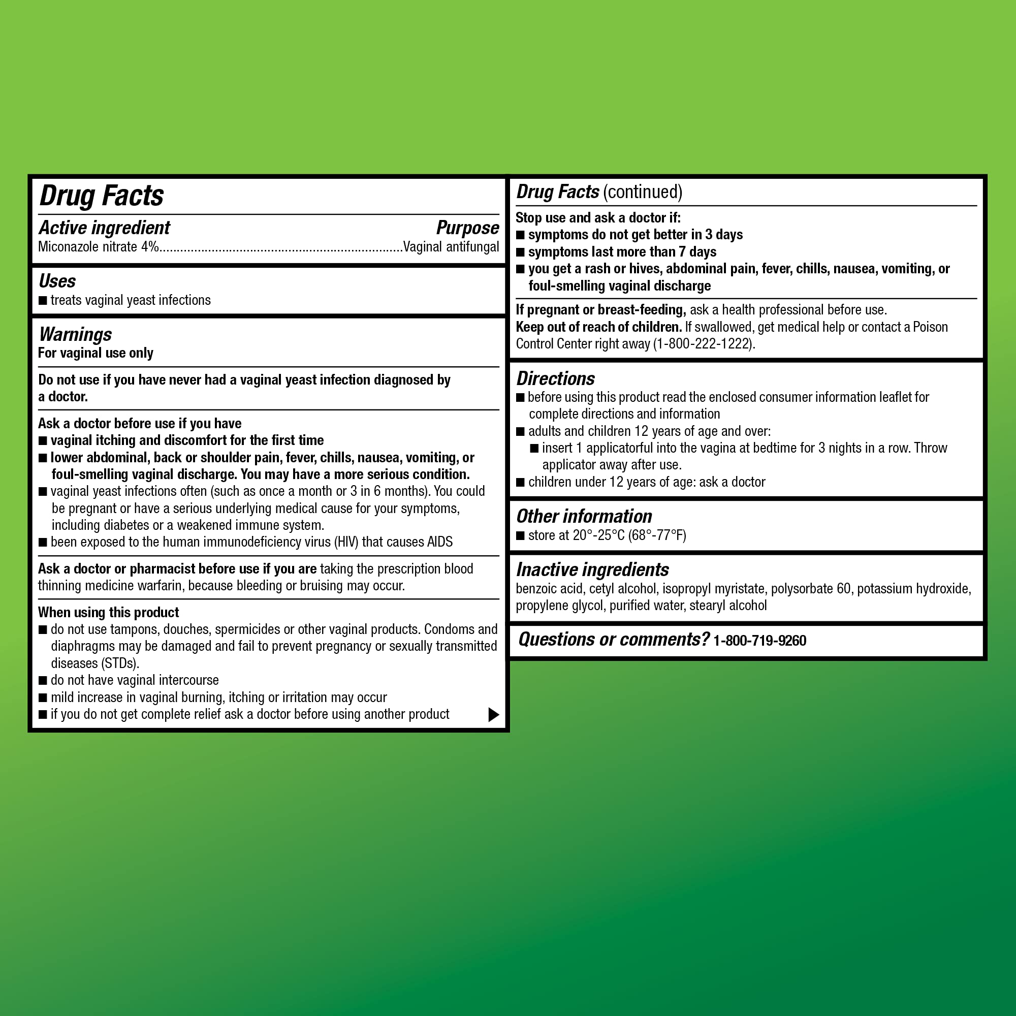 Amazon Basic Care Miconazole 3, Miconazole Nitrate Vaginal Cream (4 Percent), 3-Day Treatment Amazon Basic Care