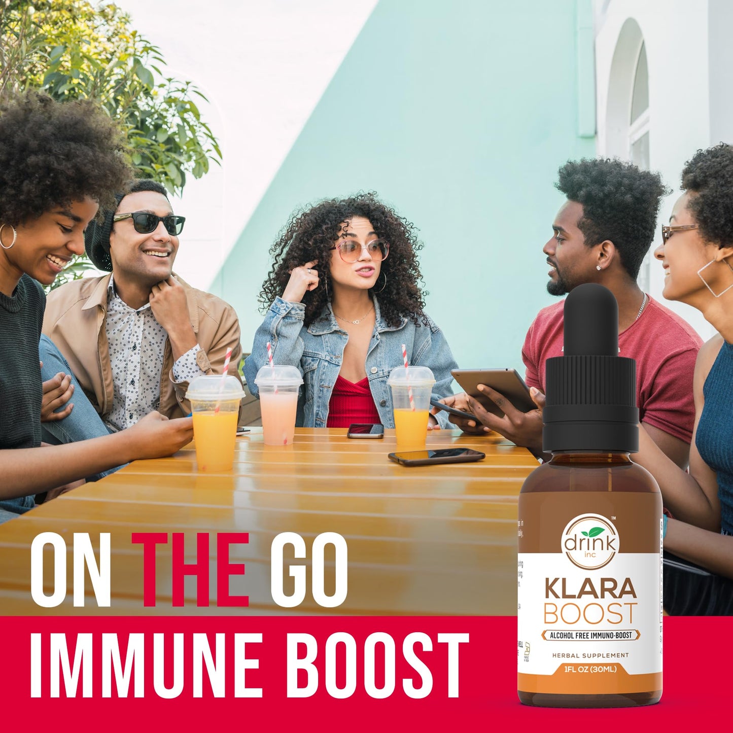 Drink Inc Klara Boost Alcohol Free Immuno-Boost | 30ML Herbal Supplement