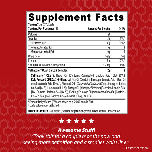 iSatori Bio-GRO Protein Synthesis Amplifier - Unflavored (60 Servings) & iSatori Ultra CLA + Omega (90 Softgels)