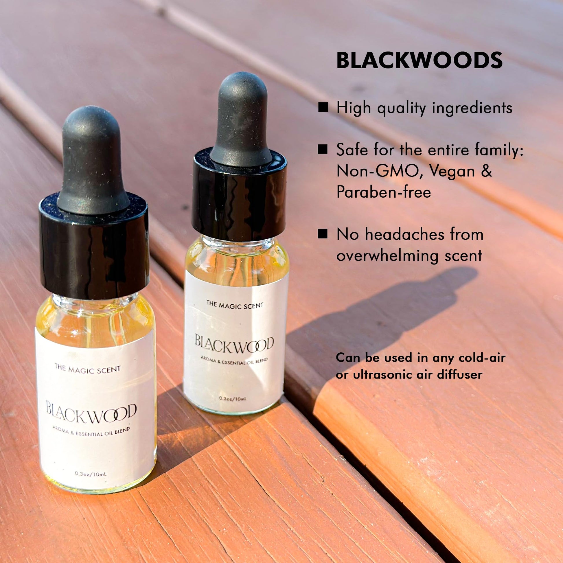 The Magic Scent "Blackwood" Hotel Collection Diffuser Oil - Cold-Air & Ultrasonic Scented Oils THE MAGIC SCENT