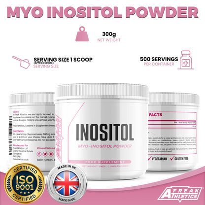 Inositol (Myo-Inositol) Powder 300g | Premium Myo Inositol Powder - Supports Women