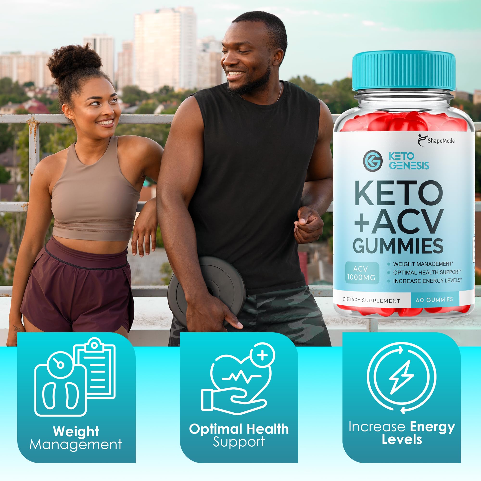 Keto Genesis ACV Gummies - Advanced Weight Loss, Genesis Keto Ketones Apple Cider