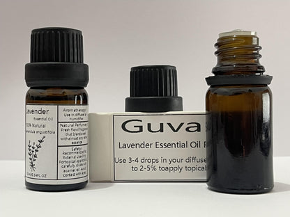 Guvar Lavender Essential Oil Pure for Diffuser for Aromatherapy and Home 100% Pure Natural Extraction