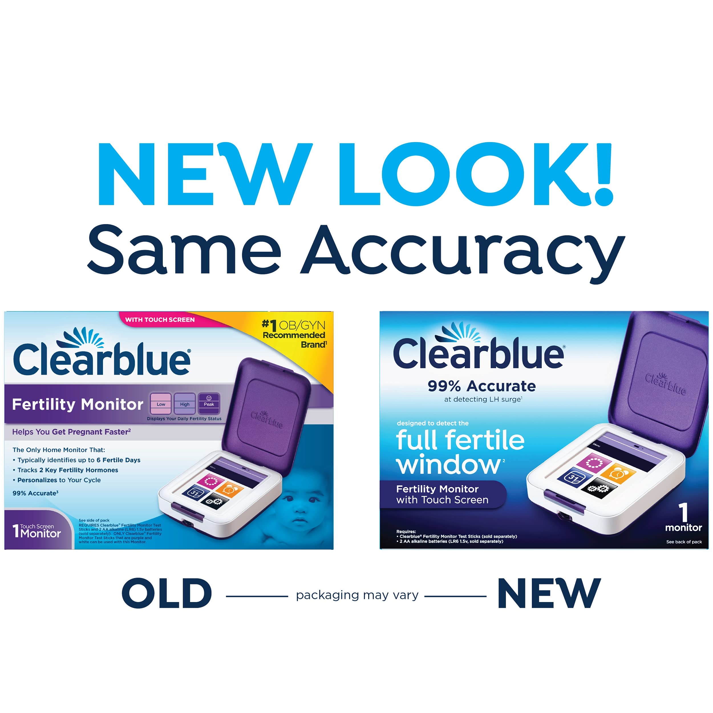 Clearblue Fertility Monitor, Touch Screen, 1 Count Clearblue