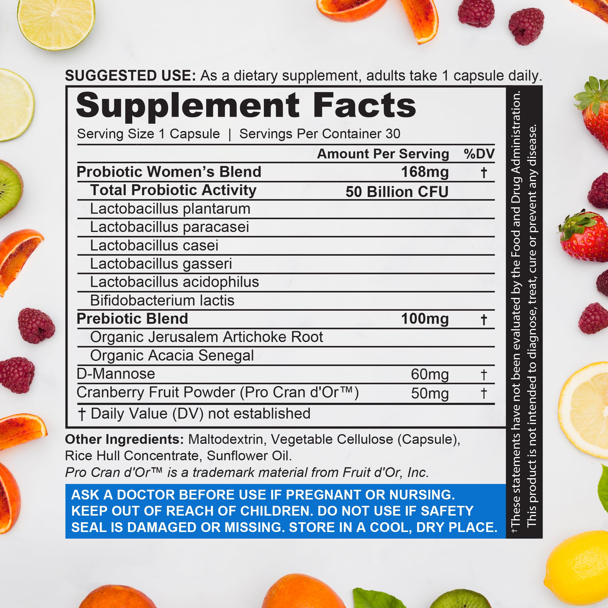 NutraBlast Vaginal Probiotics for Women Digestive, pH Balance, UT & Vaginal Health - 50 Billion CFU NutraBlast