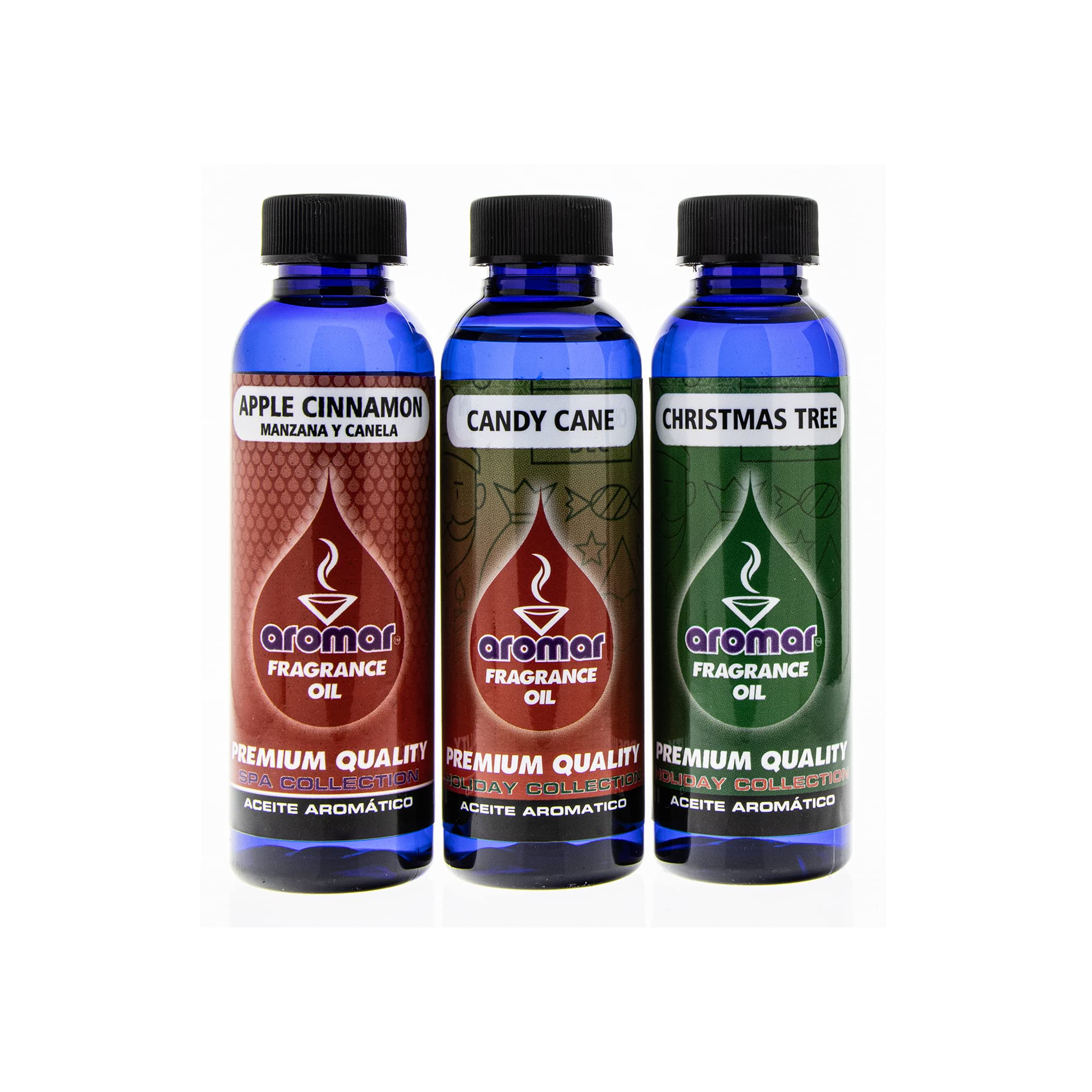 AROMAR Premium Fragrance Oil, 2oz Bottle 3 Pack Long Lasting Aromatic Scent, Fresh and Revitalizing Aromar