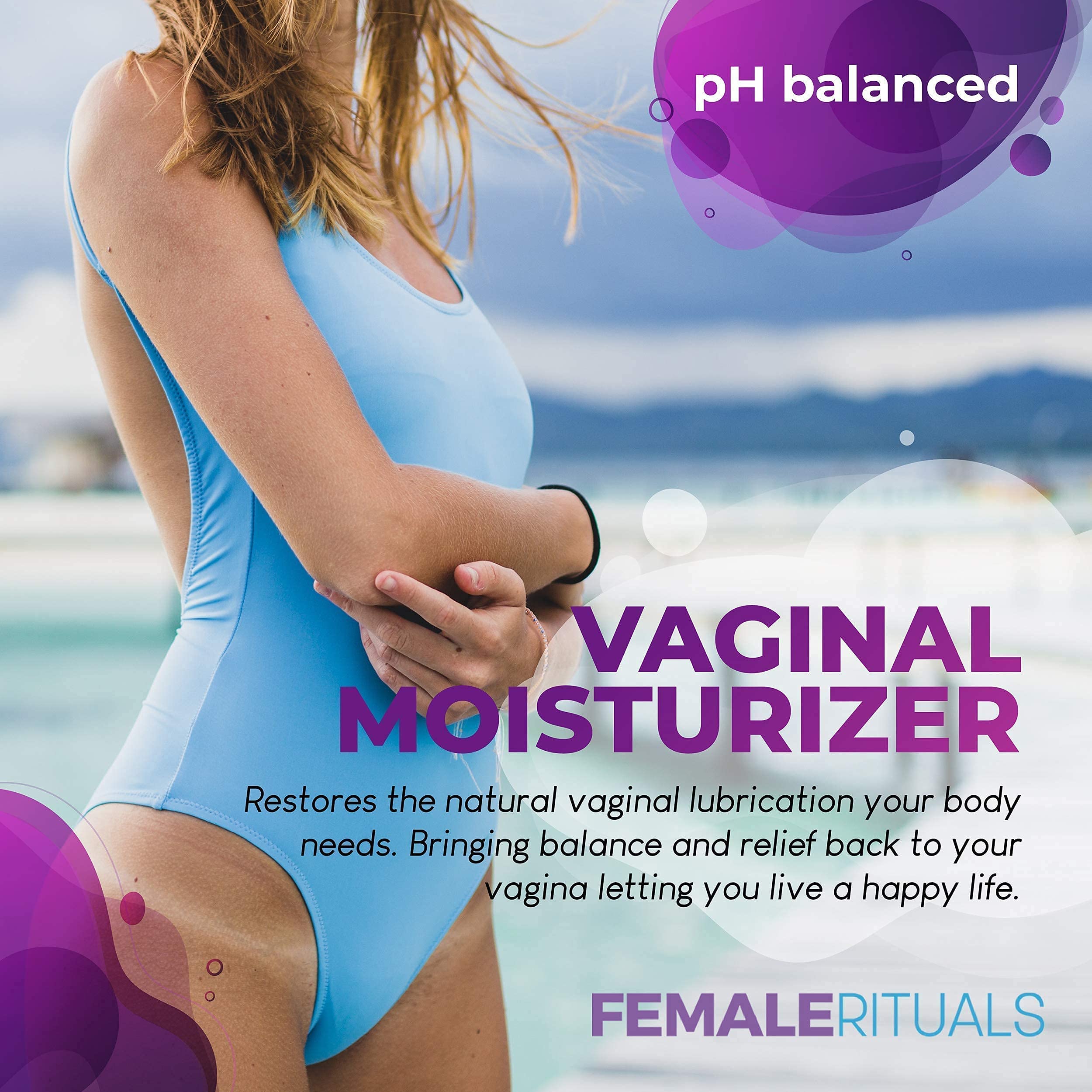 FEMALE RITUALS - Vaginal Moisturizer Boric Acid Suppositories for PH Balance - Bad Odors FEMALE RITUALS