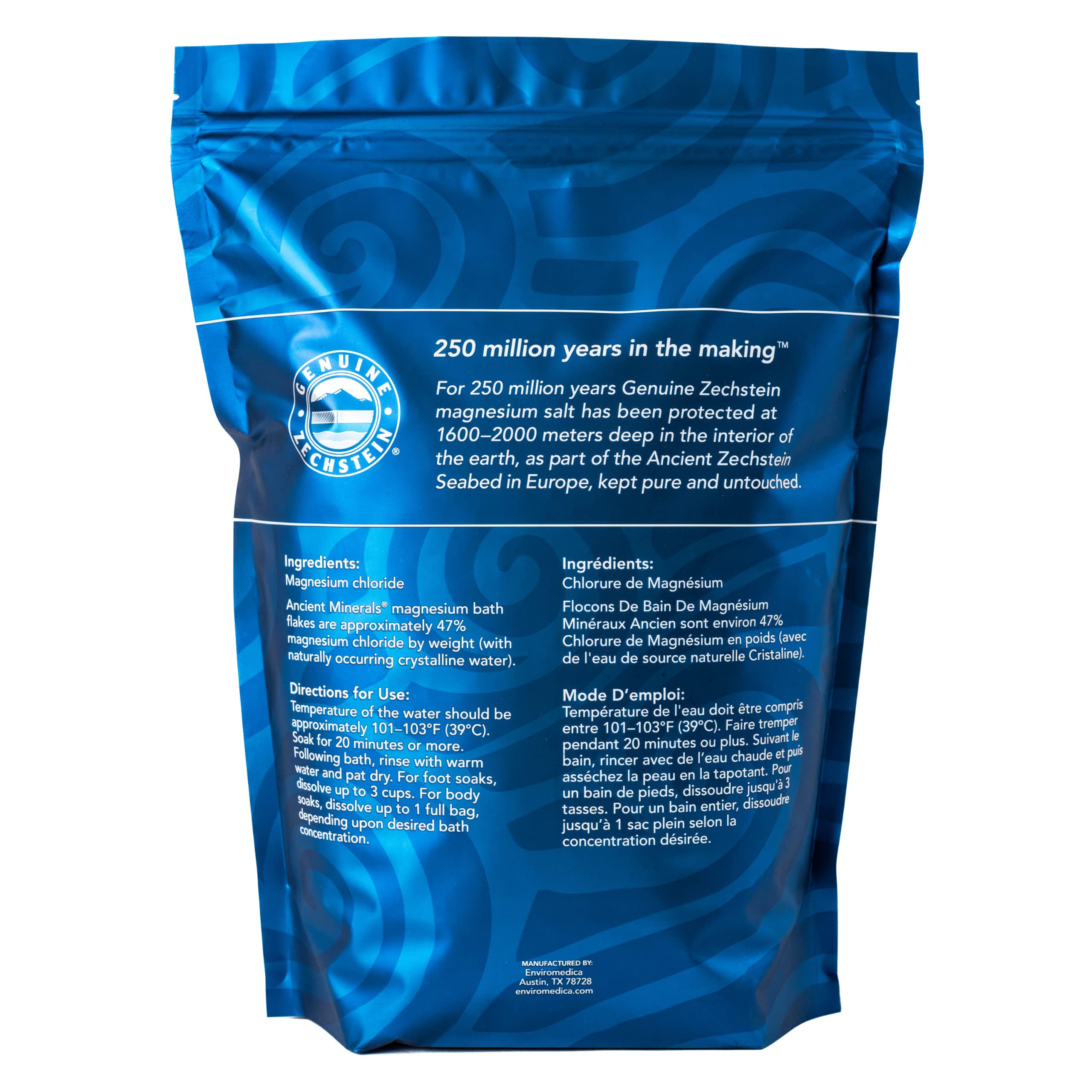 Ancient Minerals Magnesium Bath Flakes - Bathing Alternative to Epsom Salt - Soak Ancient Minerals