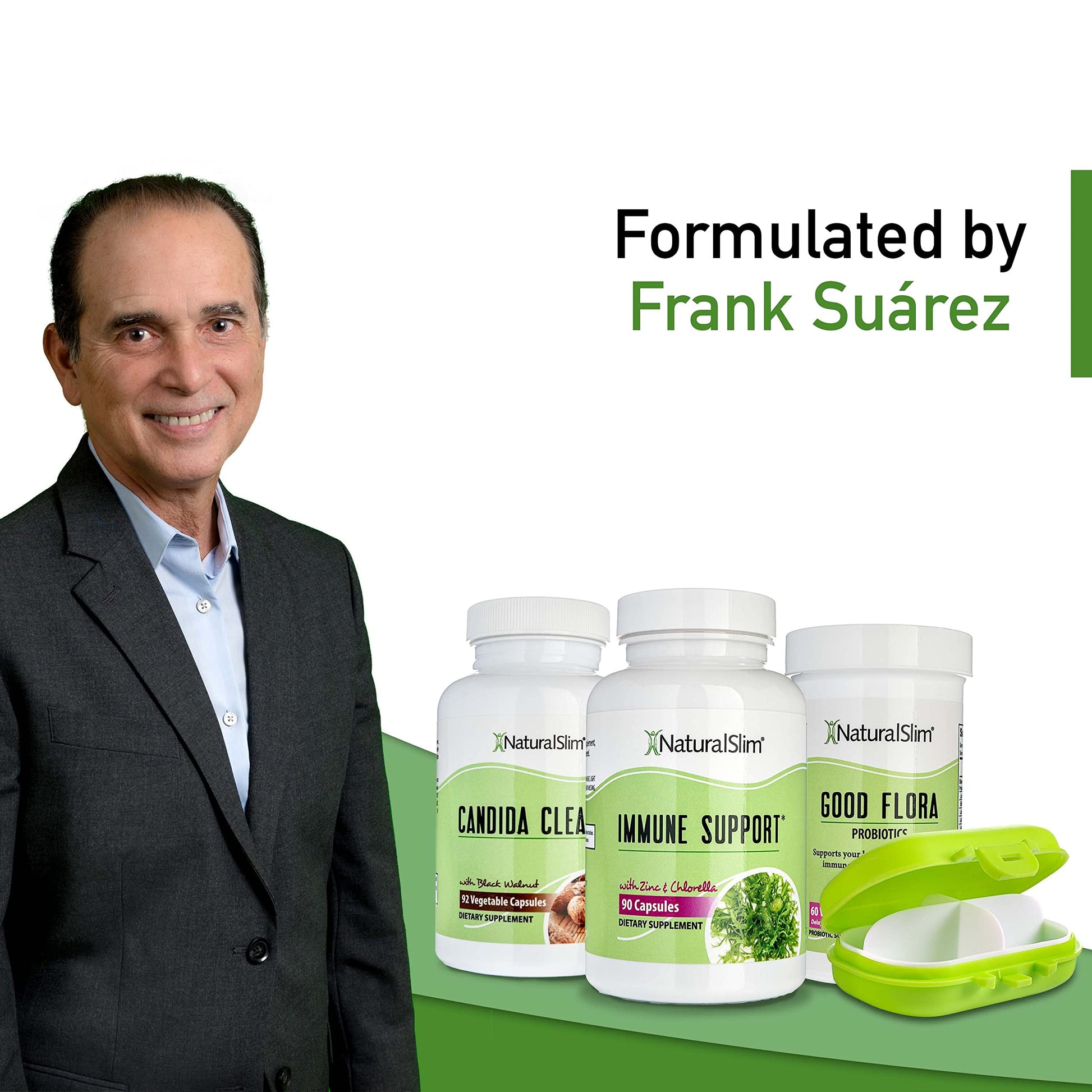 NaturalSlim Candiseptic Kit Capsules – Formulated by Frank Suarez (1 Pack) NaturalSlim