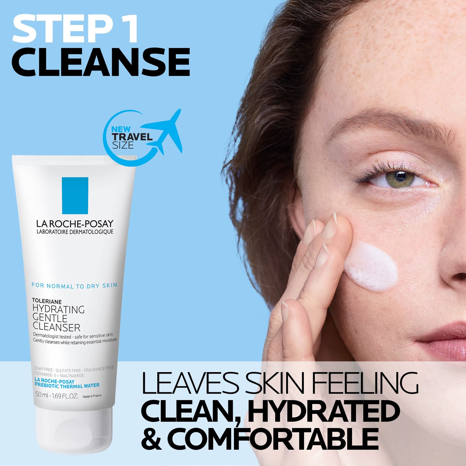 La Roche-Posay Anthelios Tinted SPF 50 Sunscreen & Toleriane Gentle La Roche-Posay