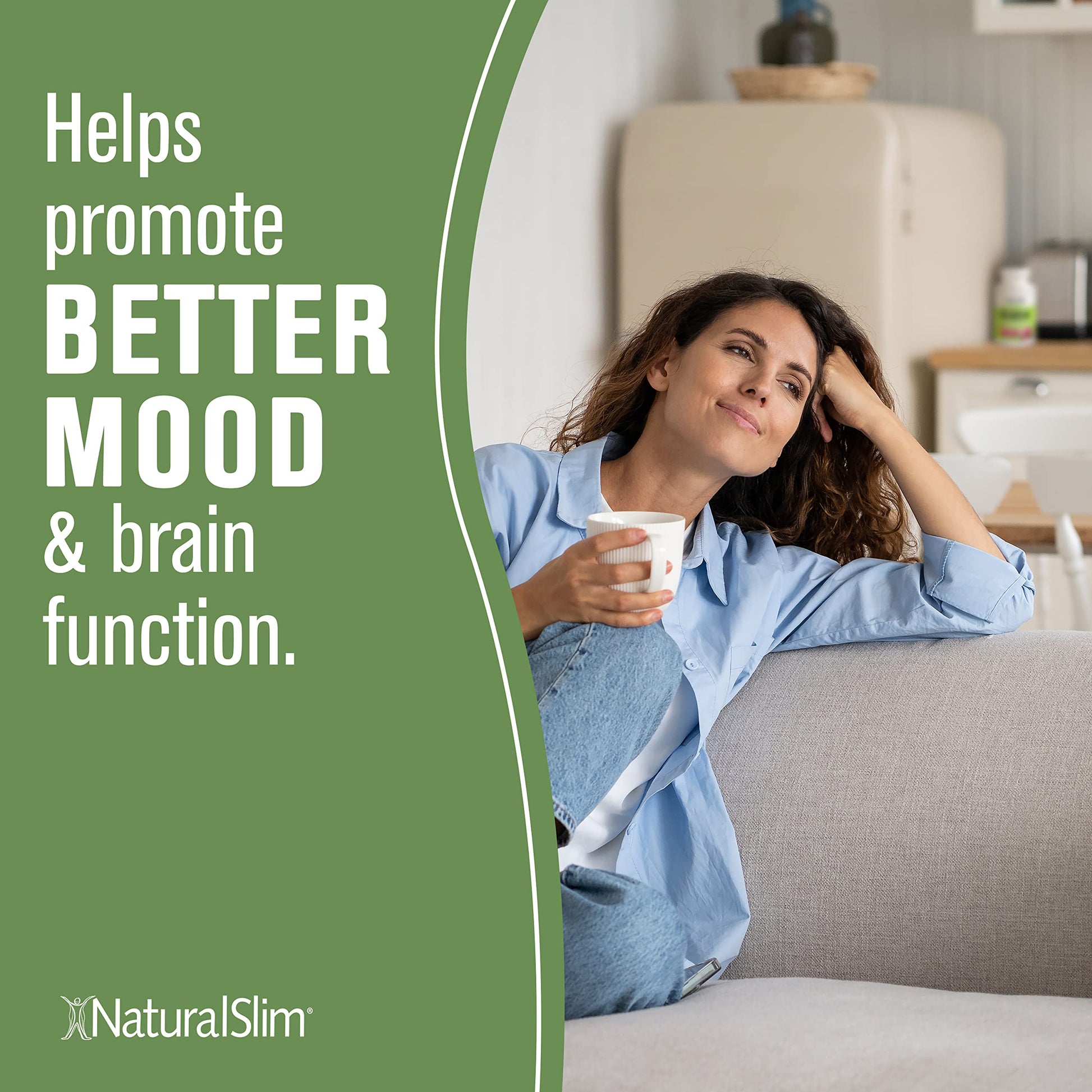 Naturalslim Relaxslim for Metabolism, Helps Control Appetite, Fat & Stress Support - Adaptogen Supplements NaturalSlim