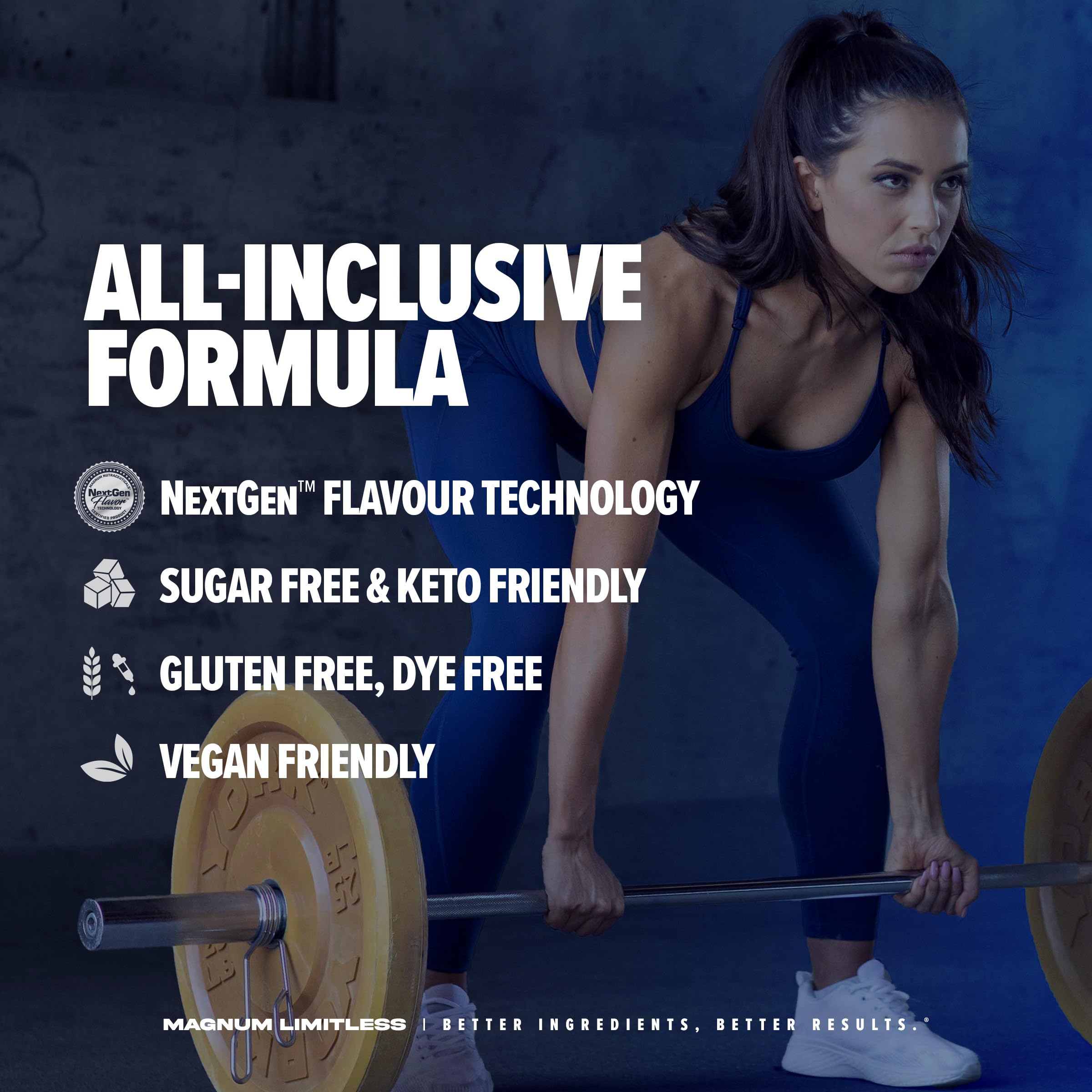 LIMITLESS Magnum 504g - Muscle Workout Powder, Sport Pre Workout for Men and Women, May Assist & Support Increase Energy, Focus, and Endurance - Fruit Punch/Fruit Punch