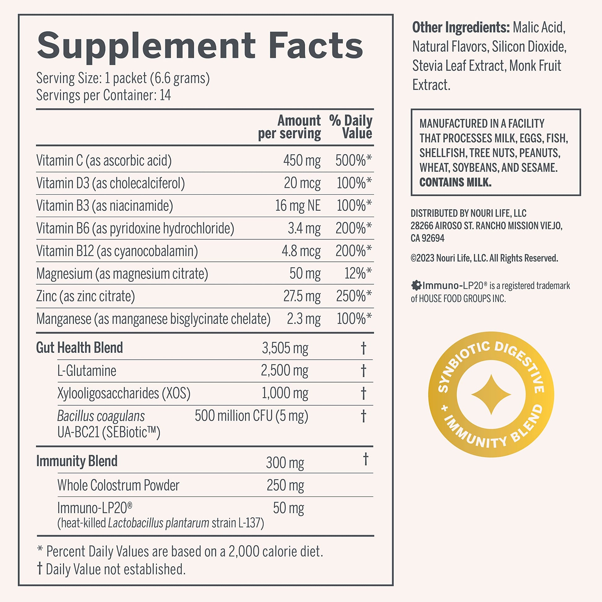 Nouri Prenatal Health & StayWell Passion Fruit Bundle Nouri