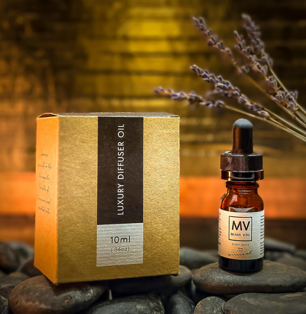 Miami Vibe Diffuser Oil - Air-Scent Fragrance for Aroma Oil Diffusers - 10 Milliliter (.34 fl oz) Bottle