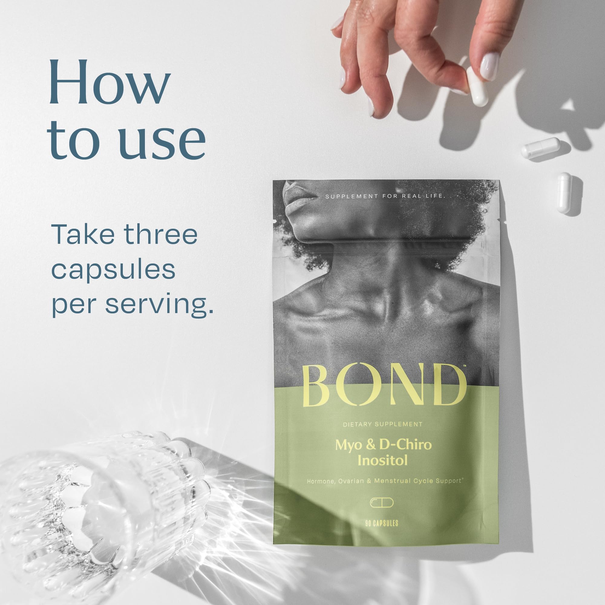 BOND Daily Balance and Myo-Inositol & D-Chiro Inositol Capsules Bundle: Hormone Balance and Healthy BOND