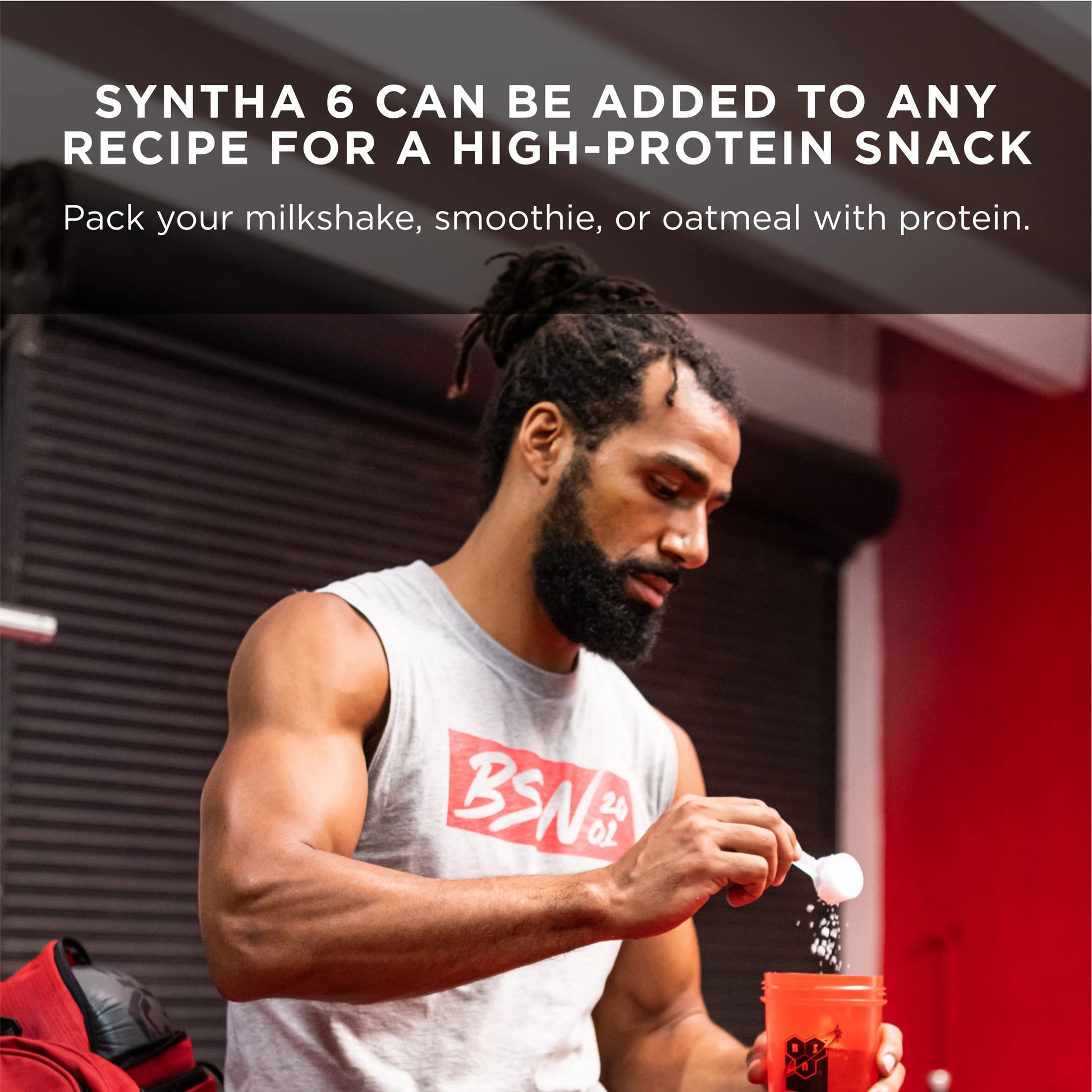 BSN SYNTHA-6 Whey Protein Powder, Vanilla Protein Powder with Micellar Casein BSN