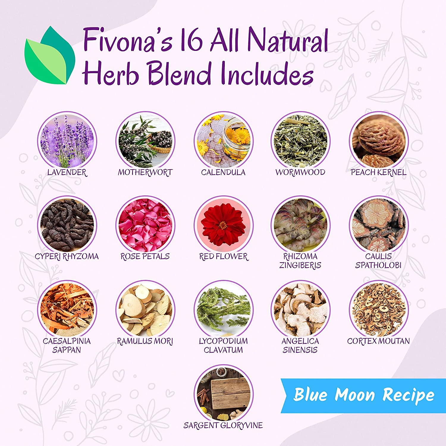 FIVONA Yoni Steaming Herbs - For Feminine Use And Rituals - V-Detox, Cleanse, Wash, Odor Control FIVONA