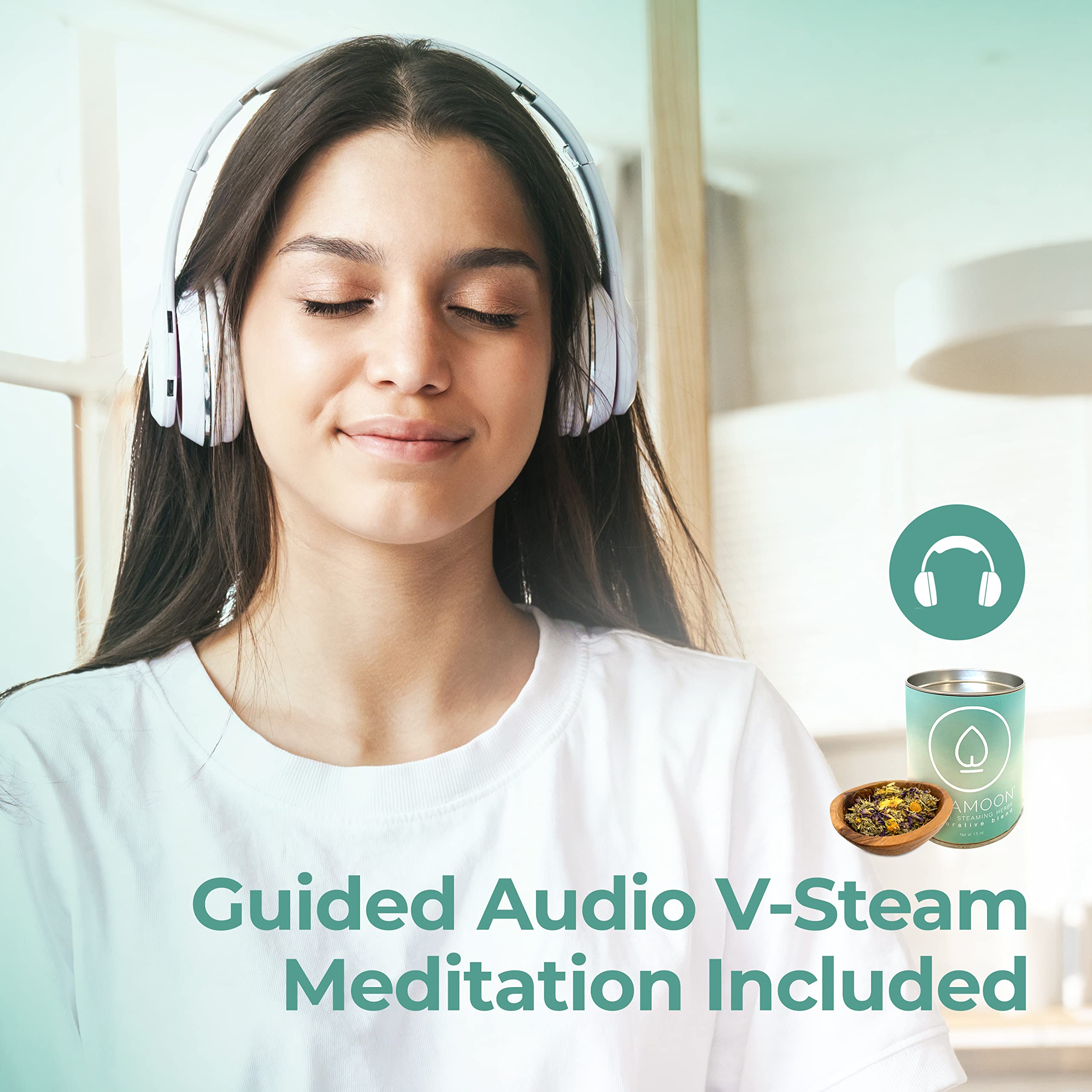 Leiamoon - Vaginal Steam Herbs Blends V Steam Kit for Cleansing, Regulating, and Balancing Leiamoon