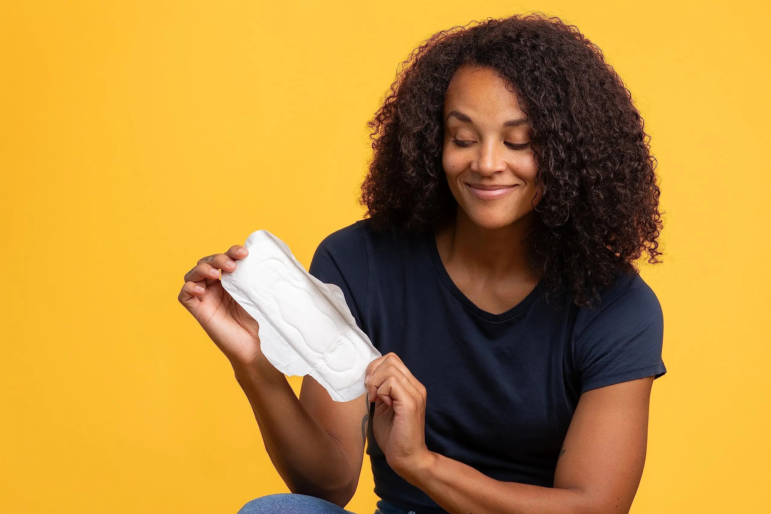 Mila Hygiene: Organic Day Pads - Organic Pads for Women w/ 4-Layer Absorbent Pads Core Mila