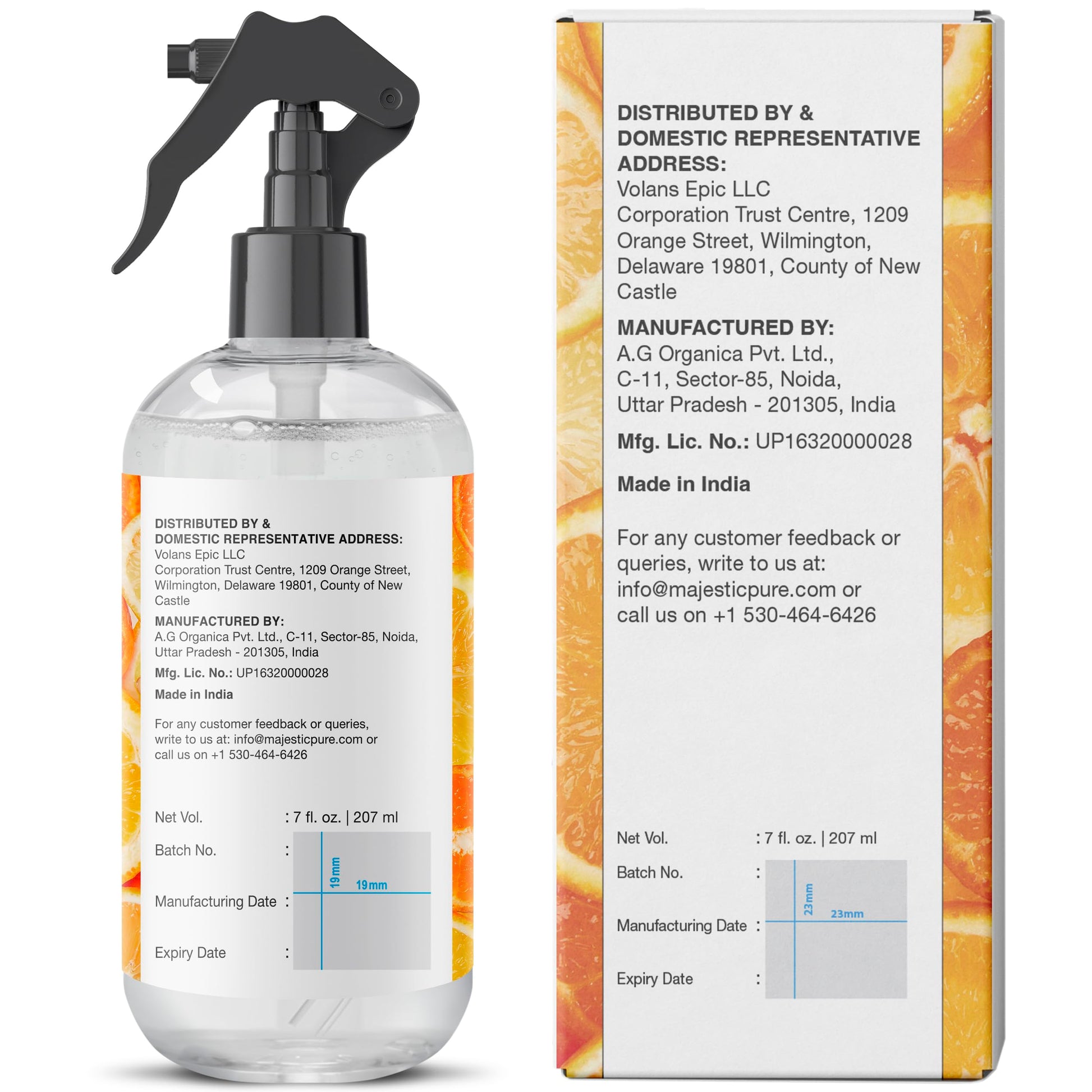 Majestic Pure Linen Spray | All Natural Fragrance | Spray for Pillows, Bedding, Sheets, Clothing MAJESTIC PURE