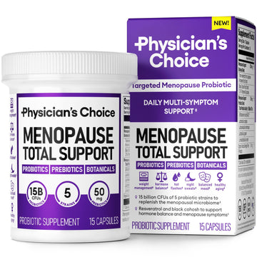 Physician's Choice Menopause Probiotic - Sample Pack Size - Supports Hormone Balance, Hot Flashes