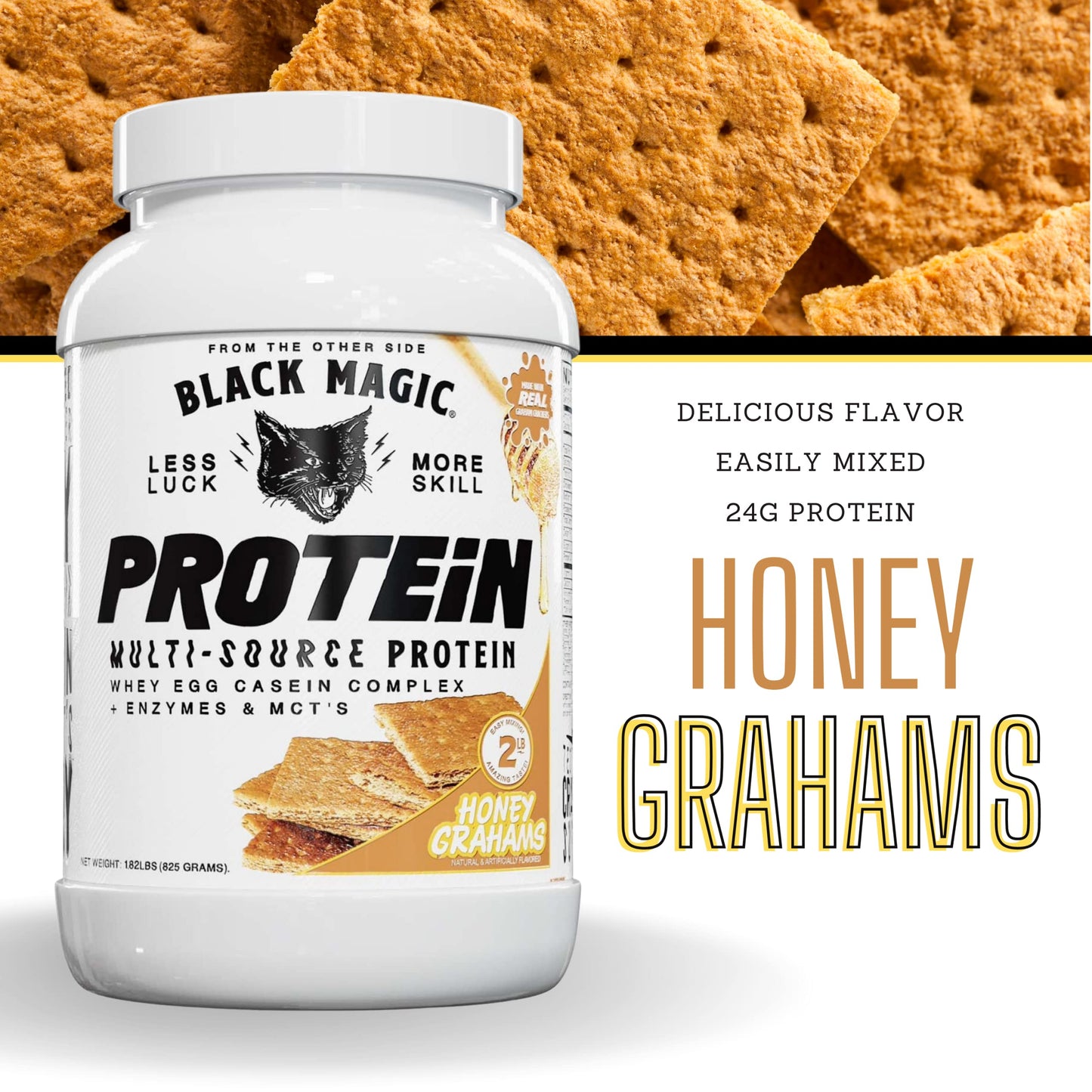 Worldwide Nutrition Bundle, 2 items: Black Magic Multi-Source Protein Powder - Whey