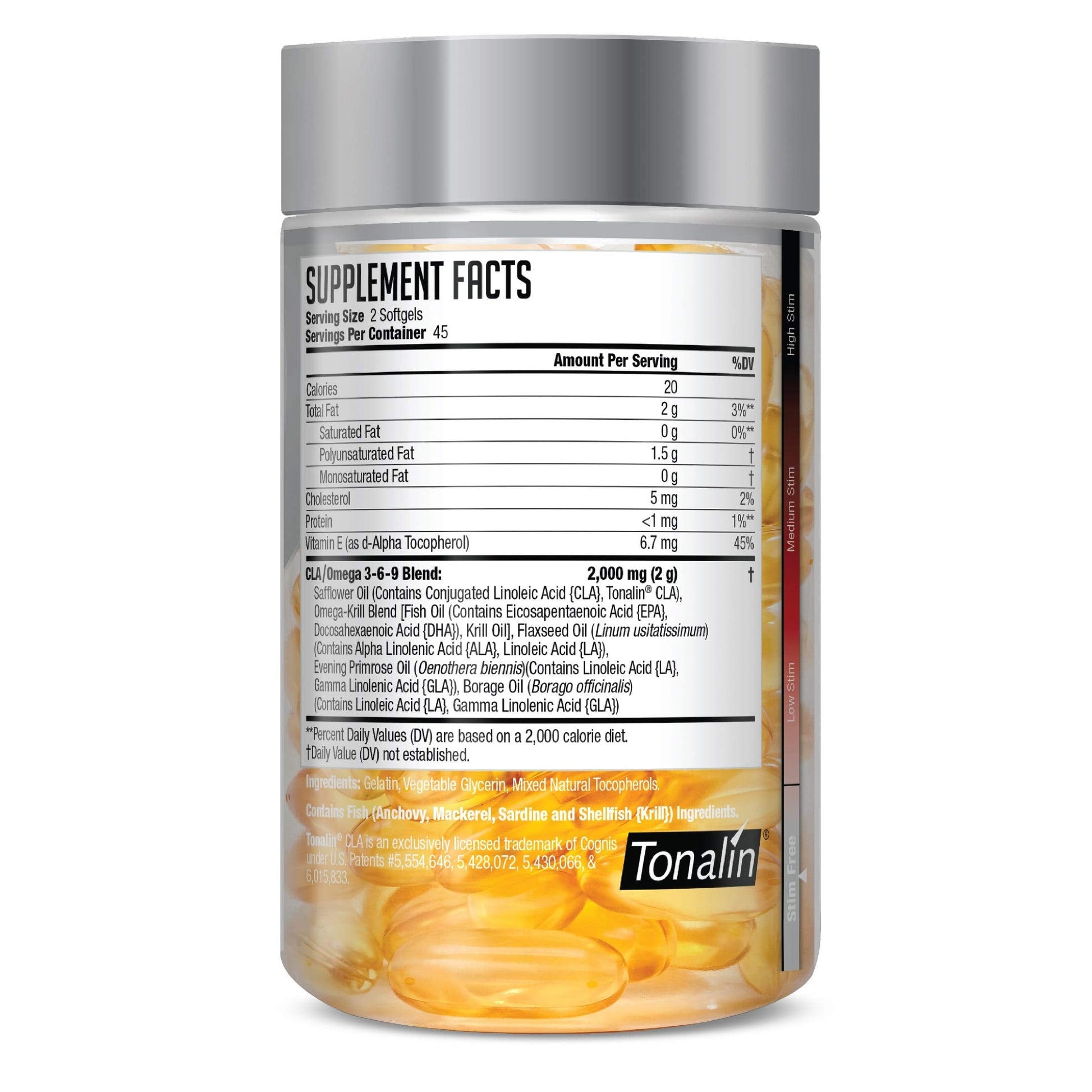 Censor NDS Nutrition Fat Loss and Body Toner with CLA, Fish Oil, Safflower and Omega 3-6-9 Blend Censor