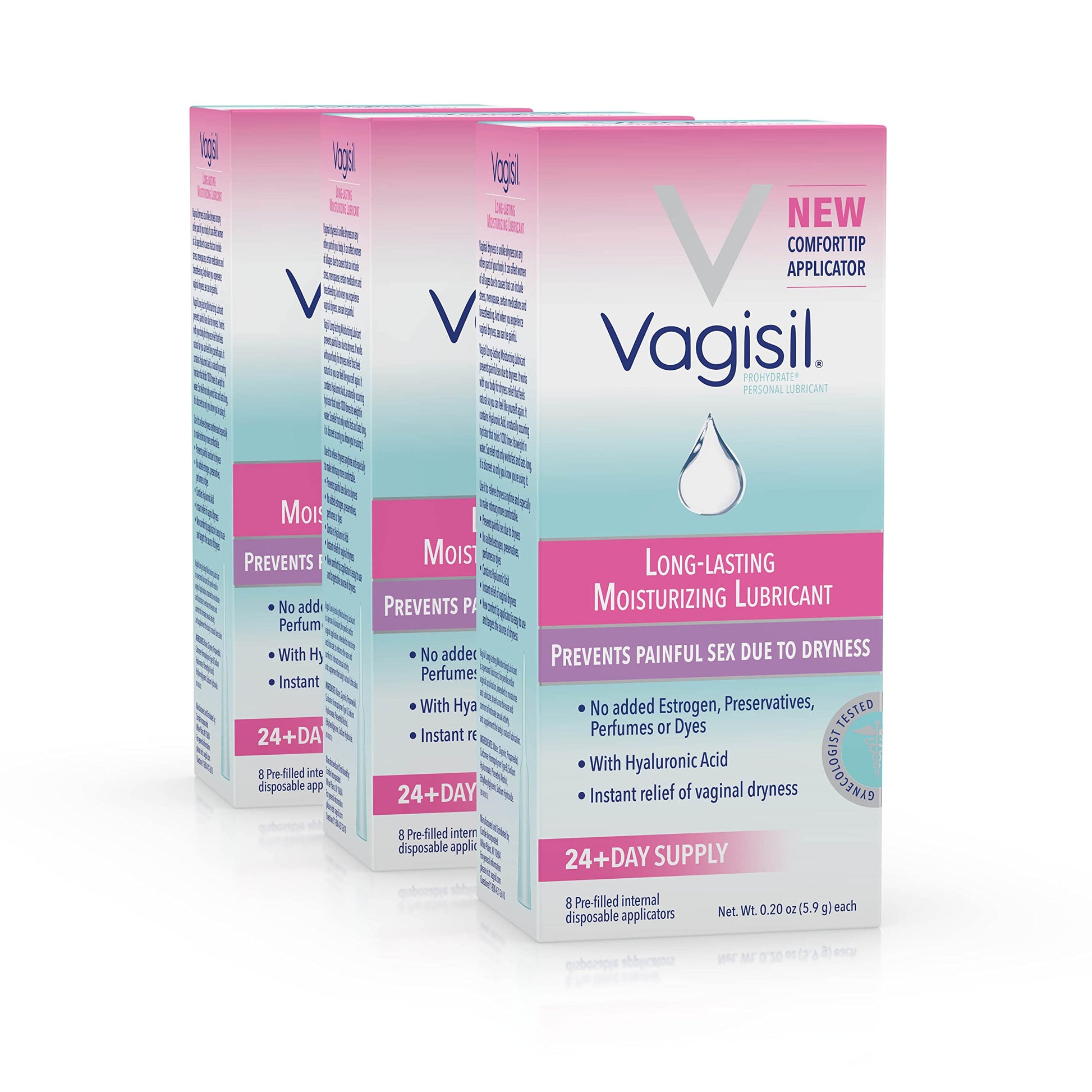 Vagisil Prohydrate Internal Vaginal Moisturizer, Gel & Lubricant for Women, Gynecologist 