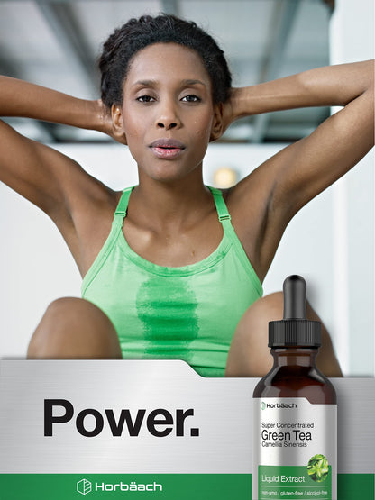 Green Tea Extract Liquid | 2 Fl Oz | Alcohol Free, Vegetarian Tincture | Super Concentrated