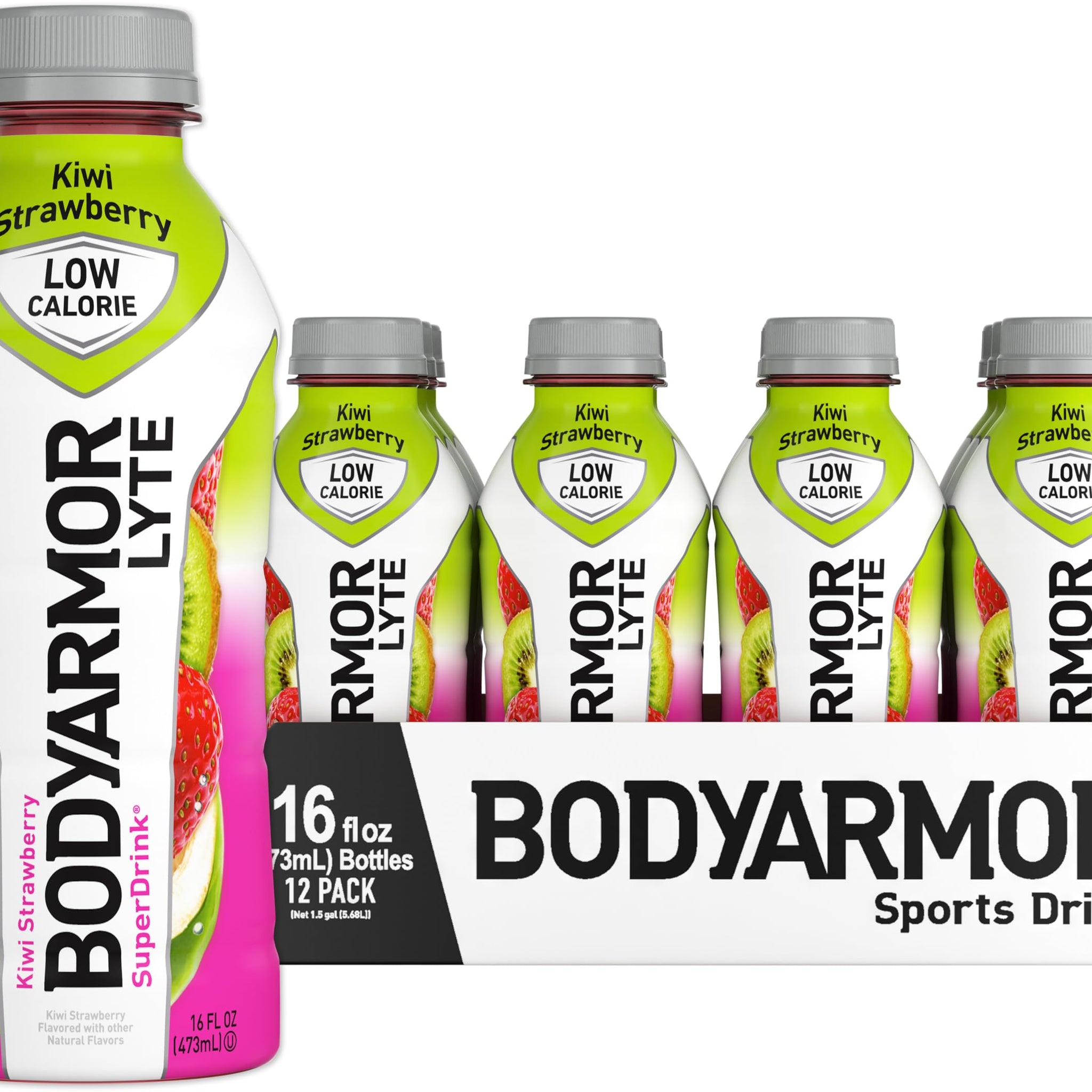 BODYARMOR LYTE Sports Drink Low-Calorie Sports Beverage, Kiwi Strawberry