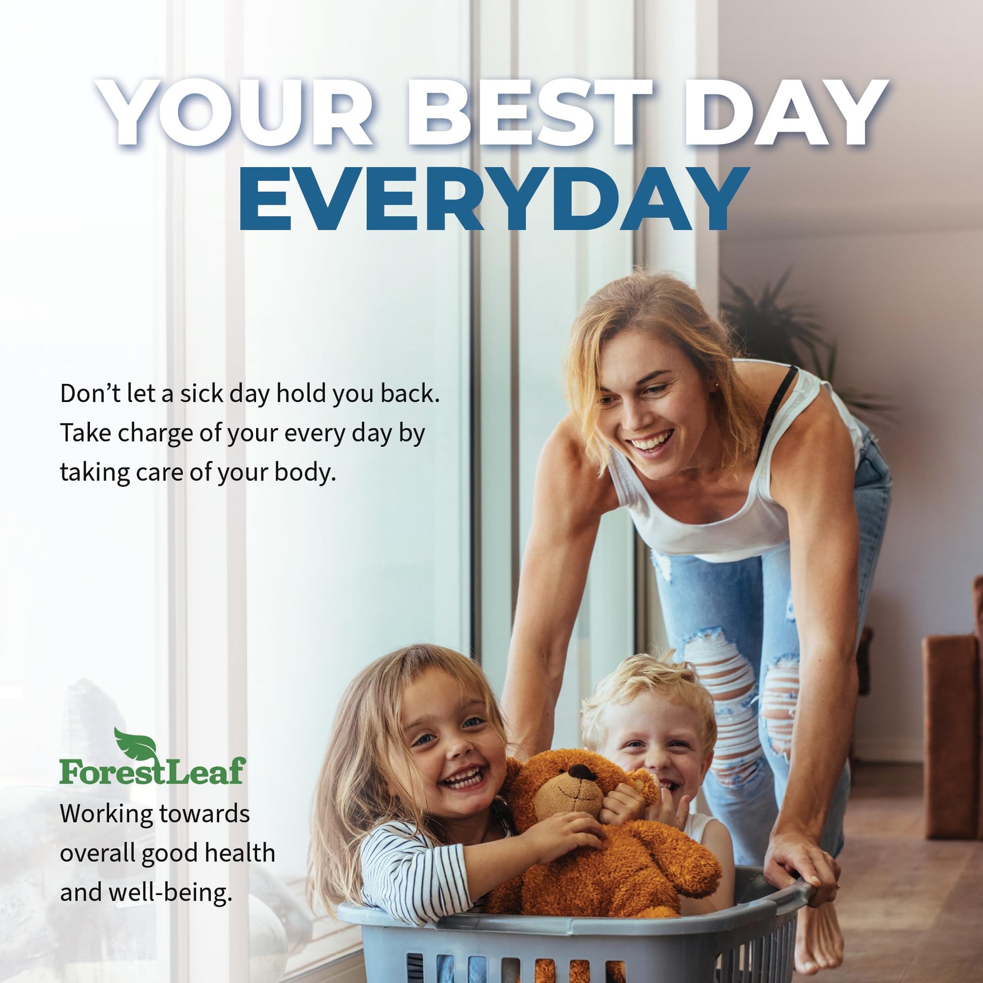 ForestLeaf - Vitamin D3 IU Weekly Supplement - Vitamin D Capsules