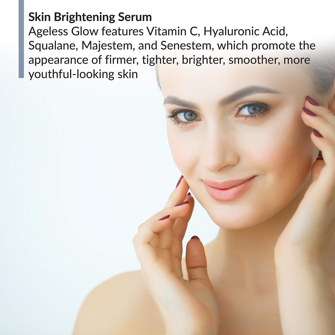 BioTrust Ageless Glow Anti Aging Moisturizer, Skin Brightening Serum with Vitamin C 