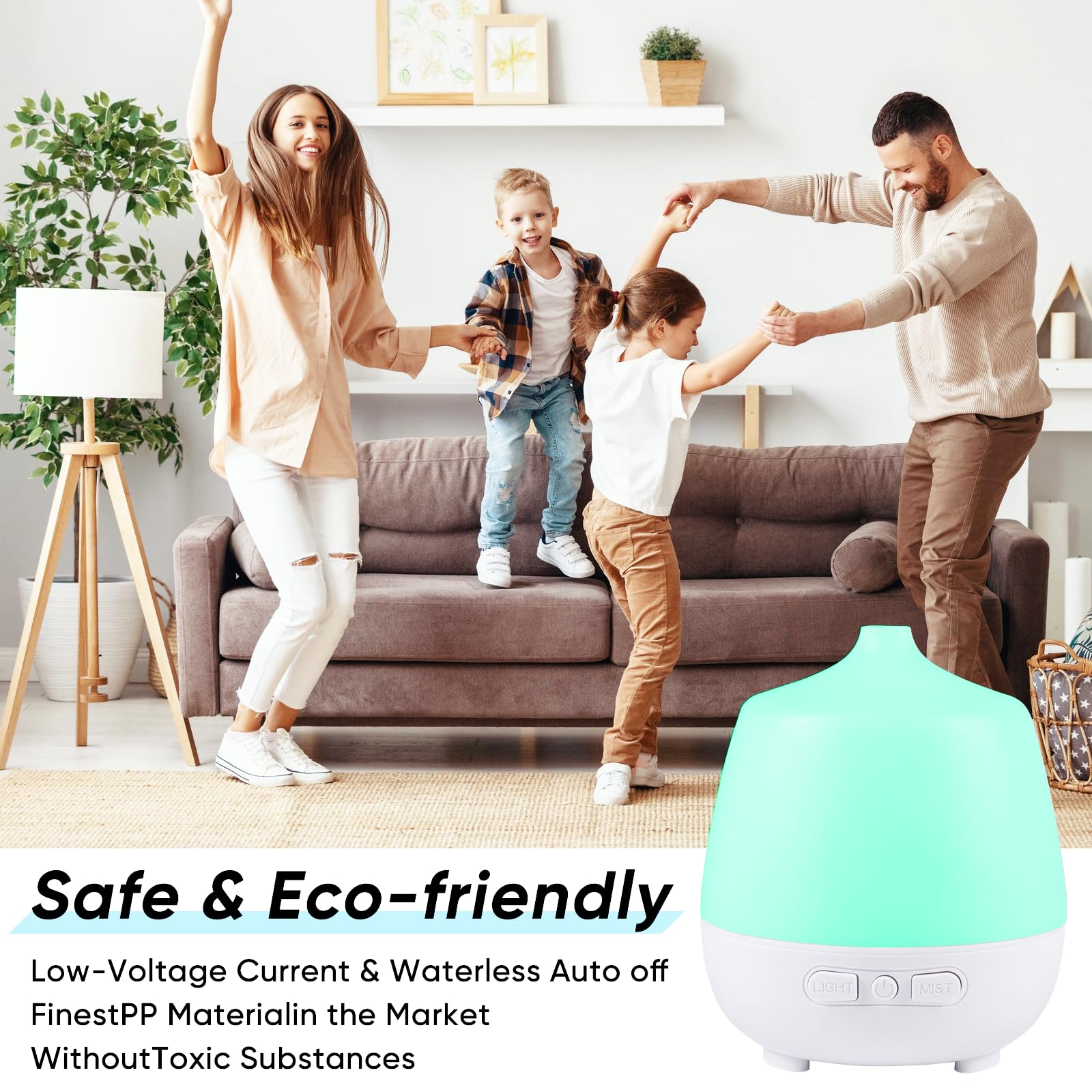HAPPTWS 220Ml Essential Oil Diffuser - Diffusers for Essential Oils Aromatherapy Diffuser HAPPTWS