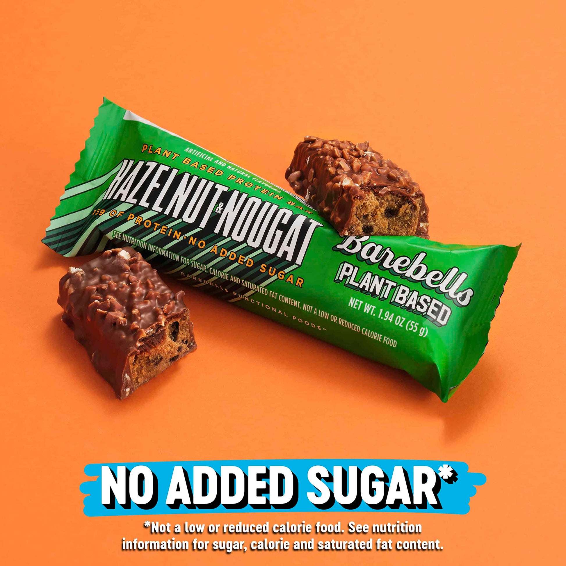 Barebells Vegan Protein Bars Hazelnut & Nougat - 12 Count, 1.9oz Bars - Features Plant BAREBELLS