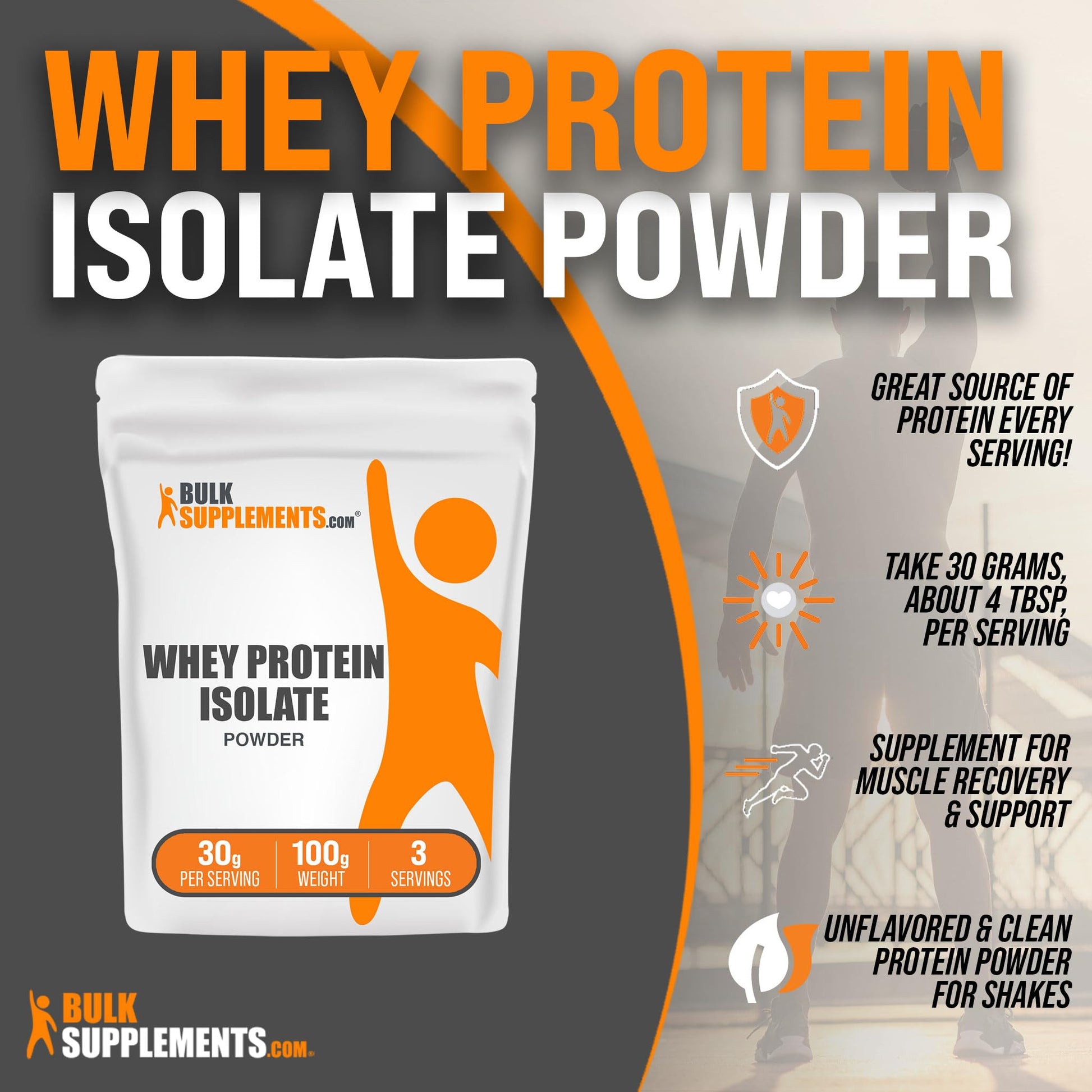 BULKSUPPLEMENTS.COM Whey Protein Isolate Powder - Unflavored Protein Powder BULKSUPPLEMENTS.COM