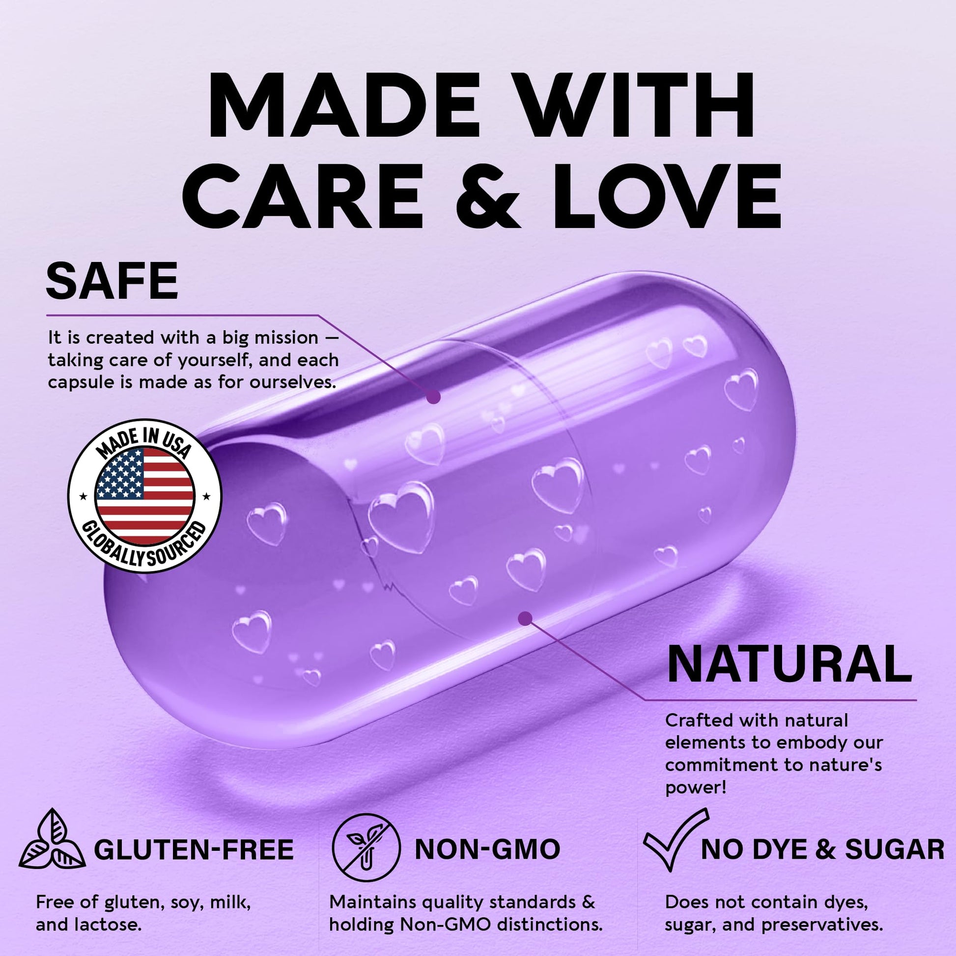 Biotin | Collagen | Keratin | Hyaluronic Acid - Hair Growth Support Pills, 25000 mcg NUTRAHARMONY