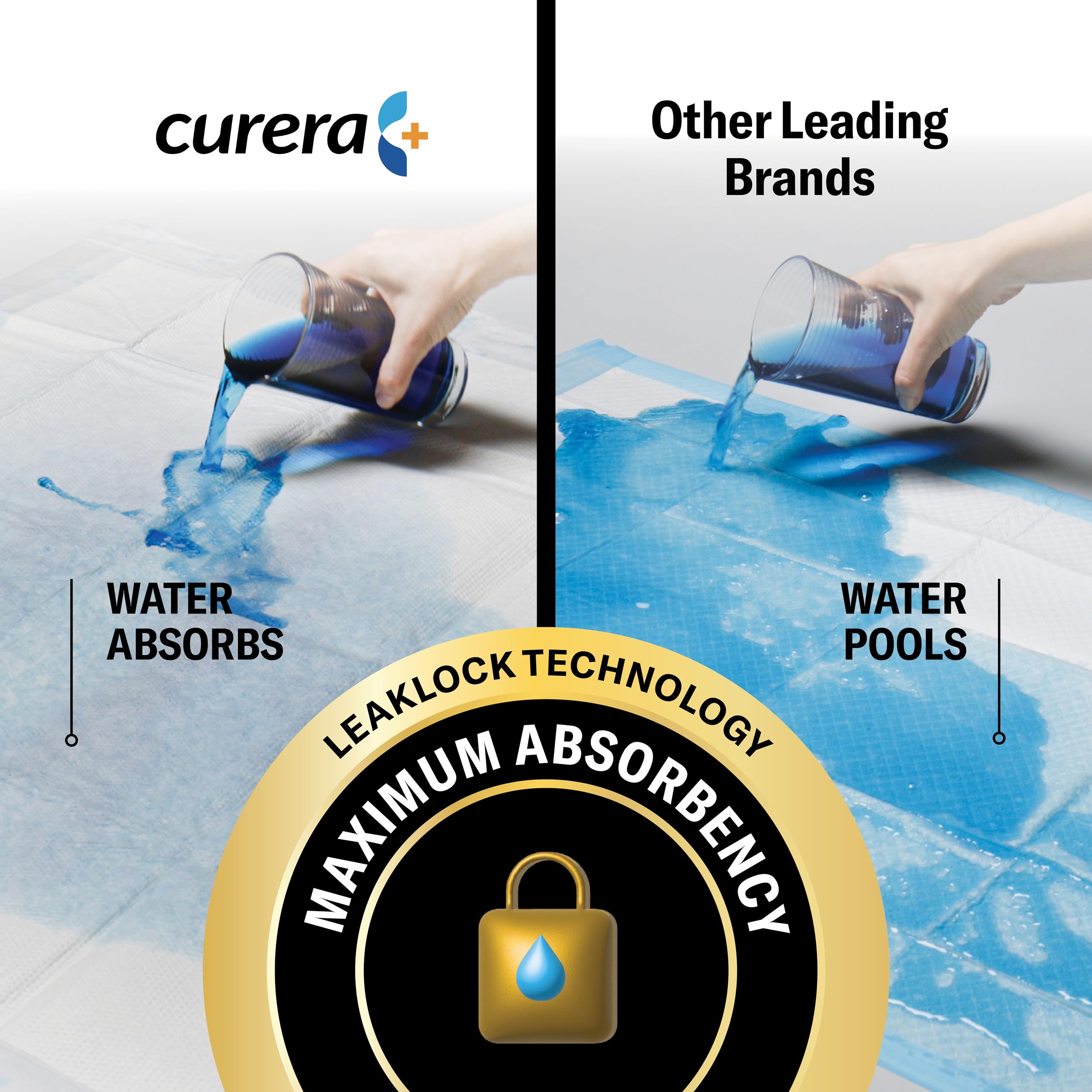 Chucks MAX Hospital Bed Pads Disposable Adult 36 x 36 Breathable Stack Man