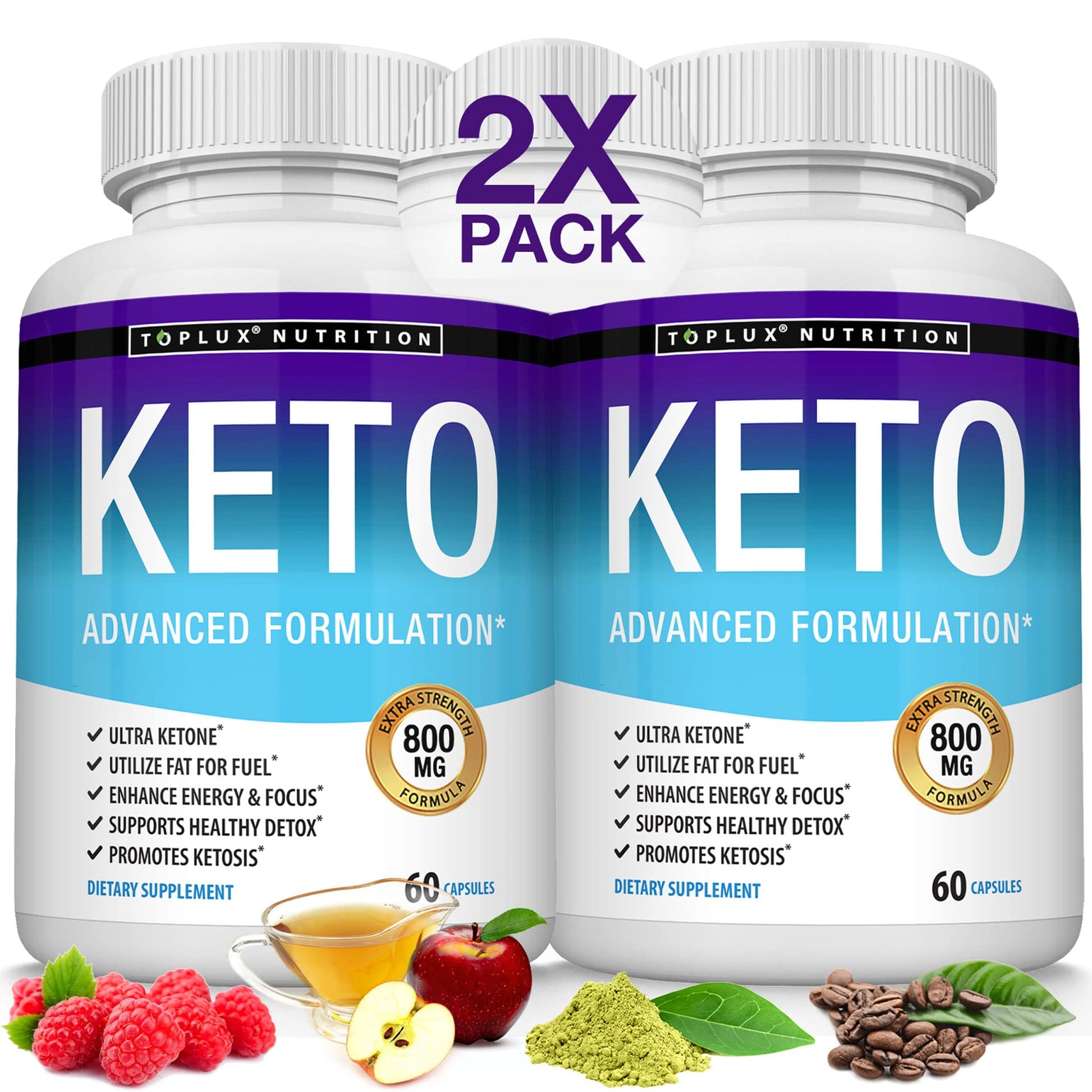 Toplux Keto Pills Ketosis Diet - Natural Ketosis Using Ketone & Ketogenic Diet, Support 