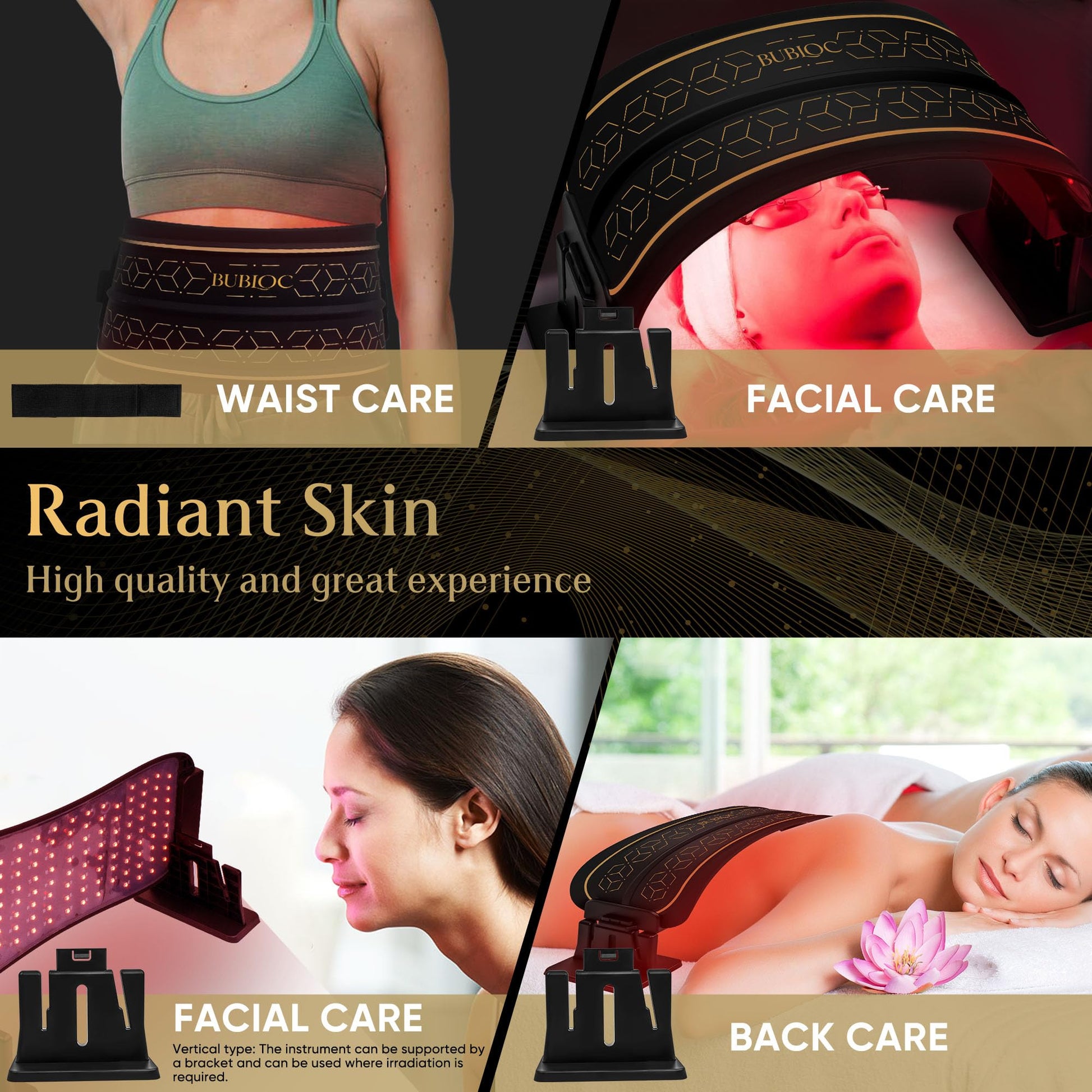 Multifunction Infrared Red Light Therapy for Body and Face, Near-Infrared 850 Red Light Therapy, Cordless ZagMufe