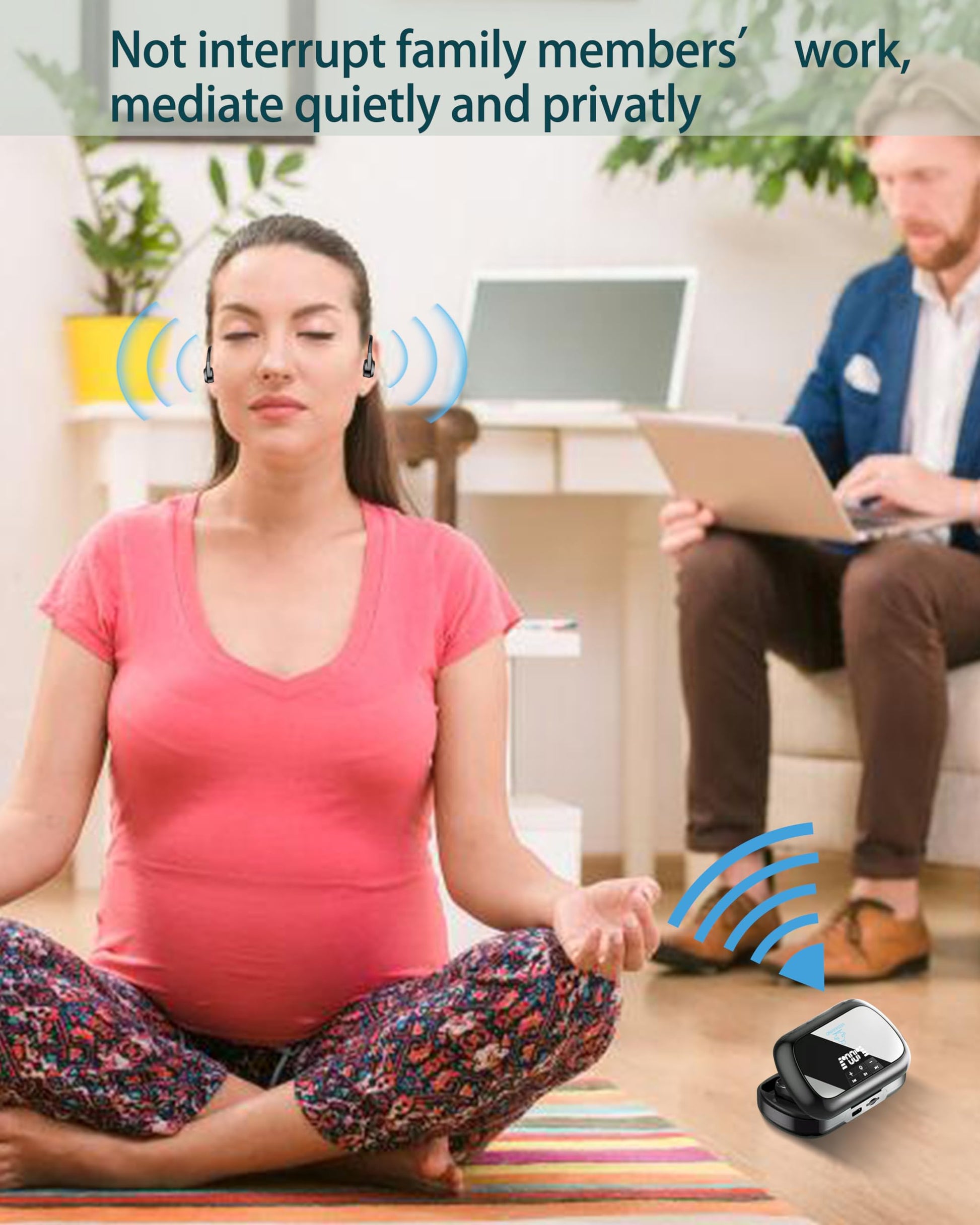 Sound Frequency Machine, Vedawind Meditation Accessory, Mindfulness, Tone Therapy System Vedawind